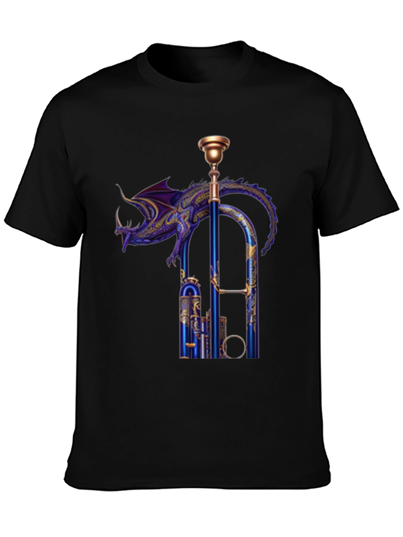 Dragon Trumpet Graphic T-Shirt