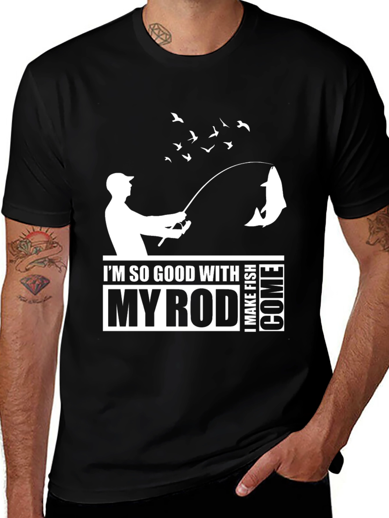 Funny Fishing T-Shirt: Im So Good With My Rod