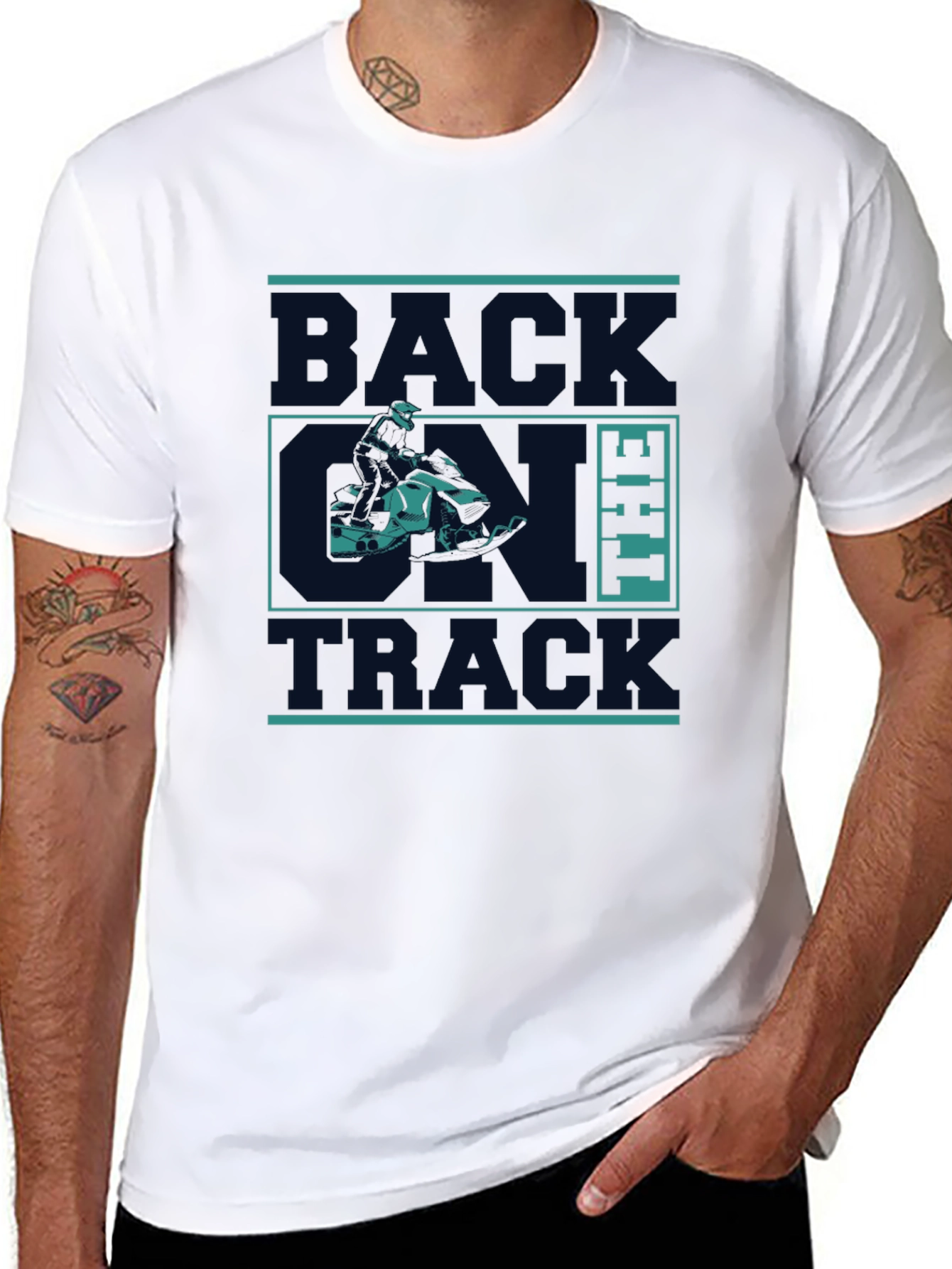 Back On The Track Graphic T-Shirt