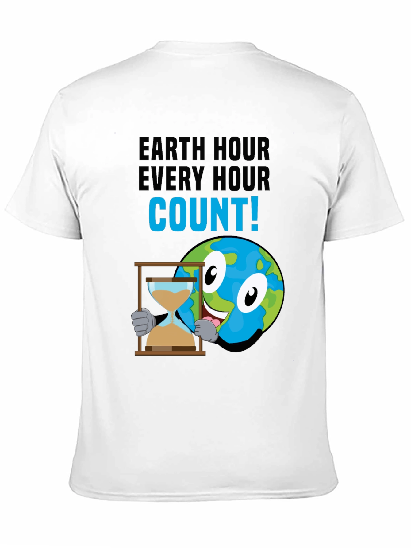 Earth Hour Every Hour Count! Graphic T-Shirt