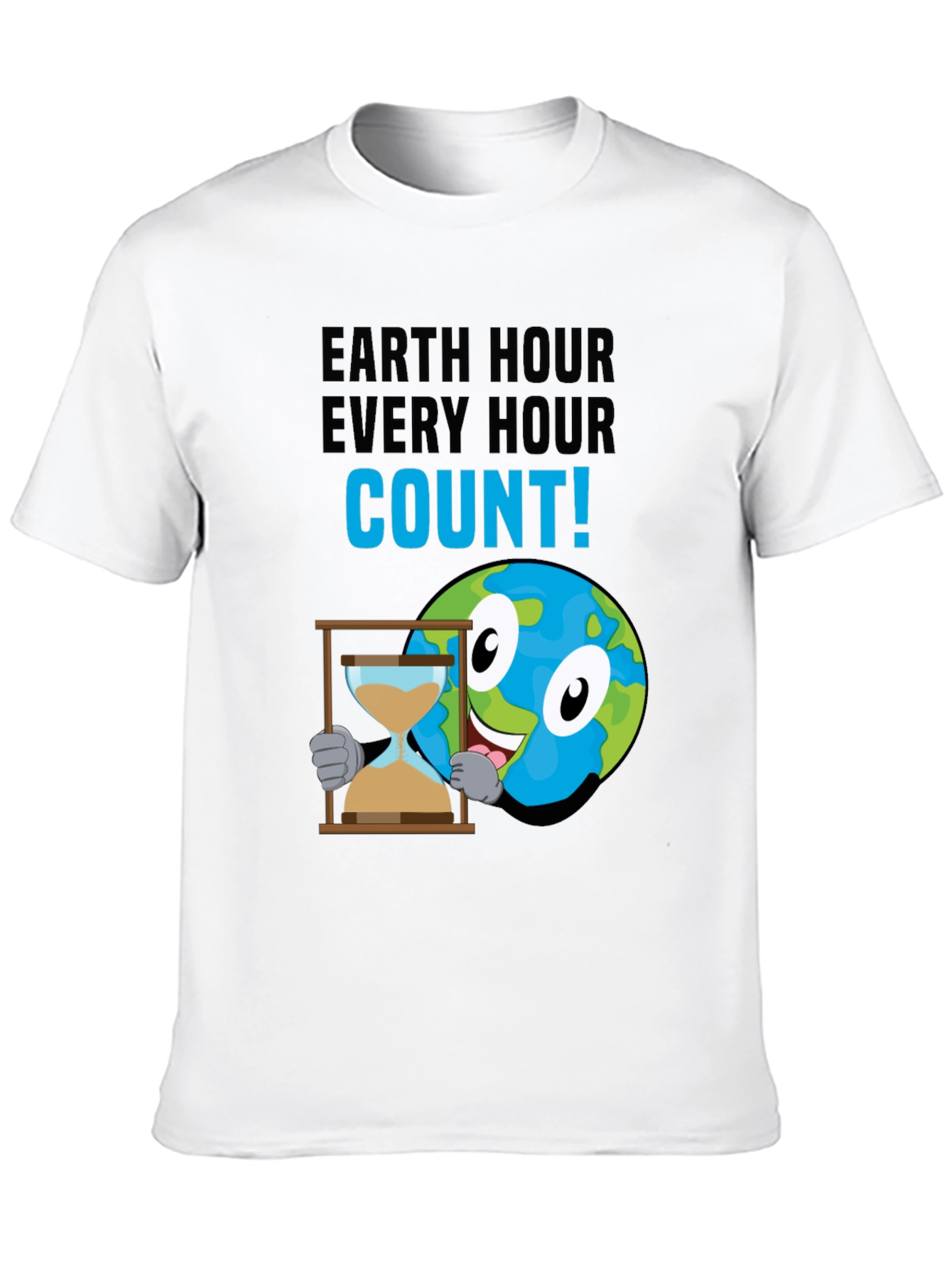 Earth Hour Every Hour Count! Graphic T-Shirt