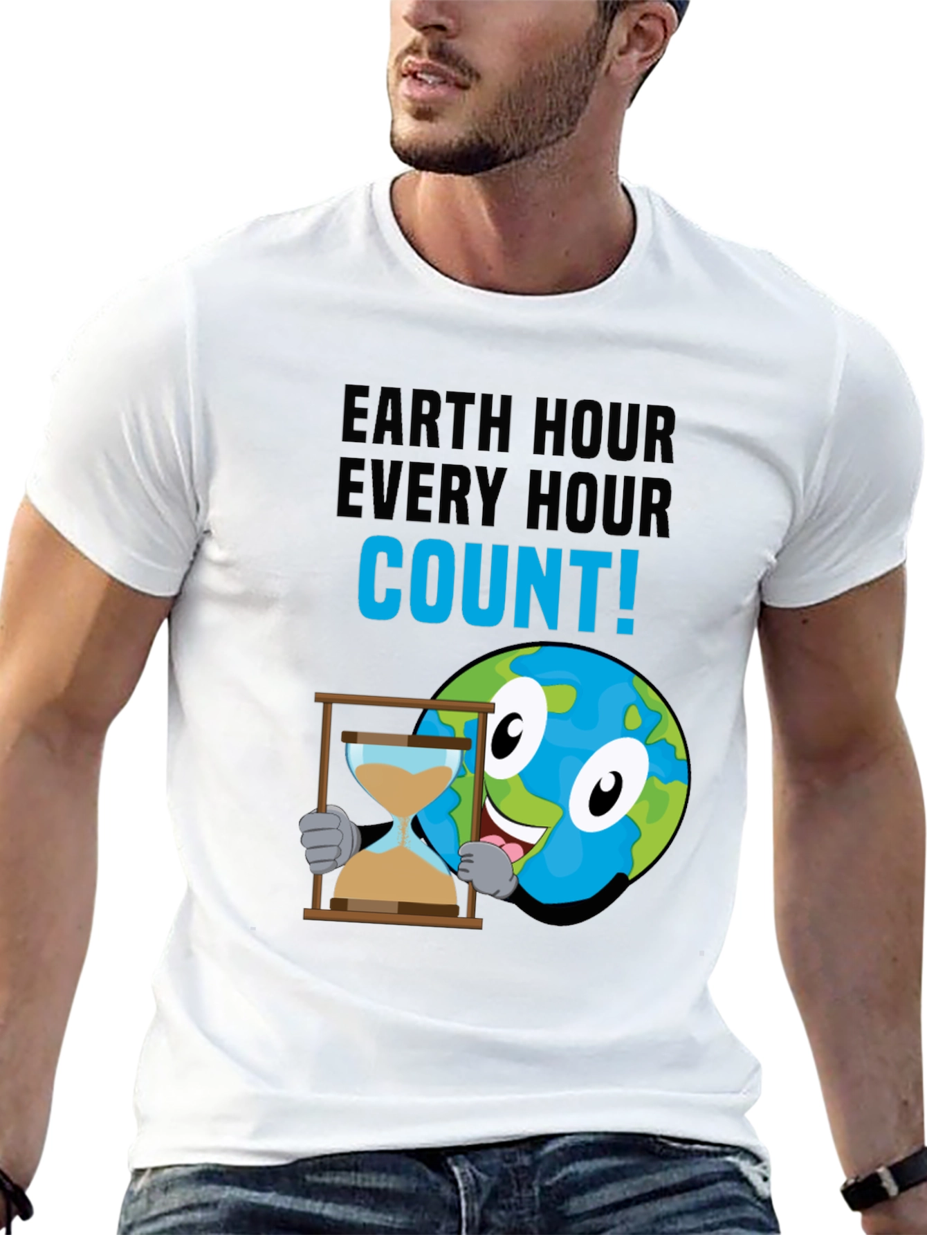 Earth Hour Every Hour Count! Graphic T-Shirt