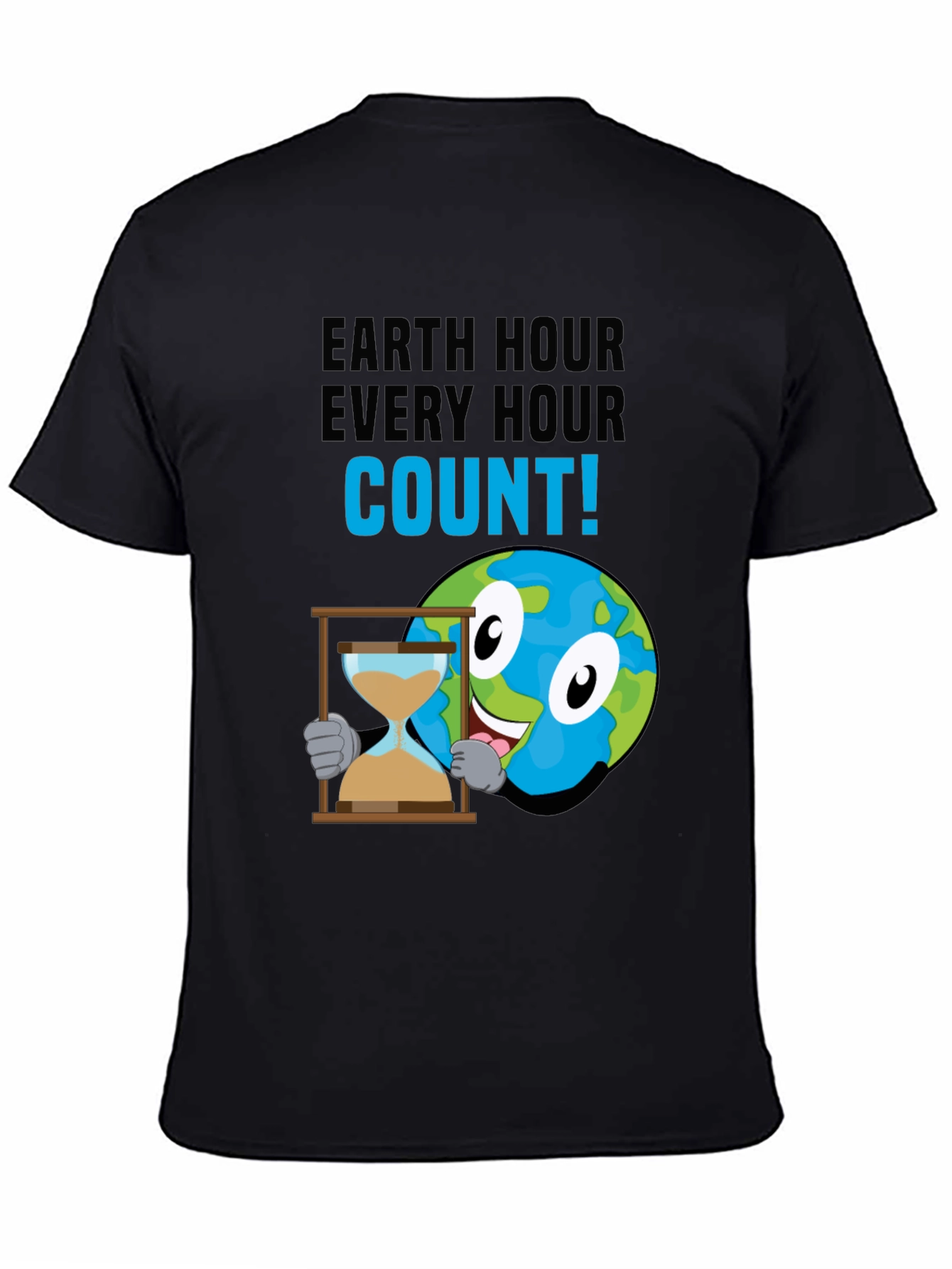 Earth Hour Every Hour Count! Graphic T-Shirt