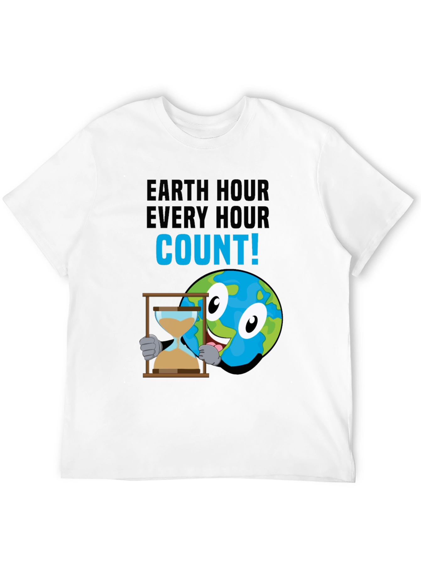 Earth Hour Every Hour Count! Graphic T-Shirt