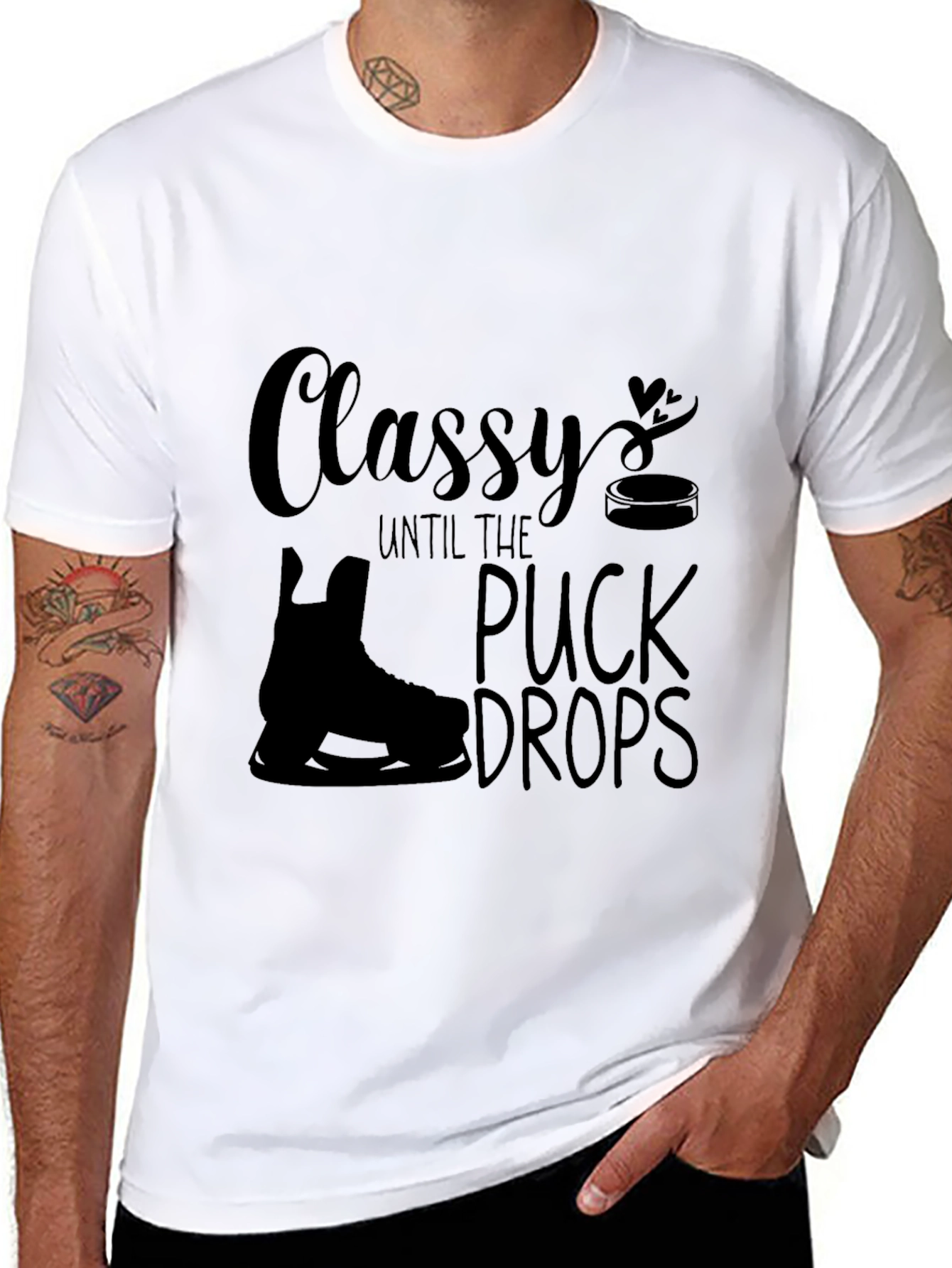 Classy Until The Puck Drops T-Shirt