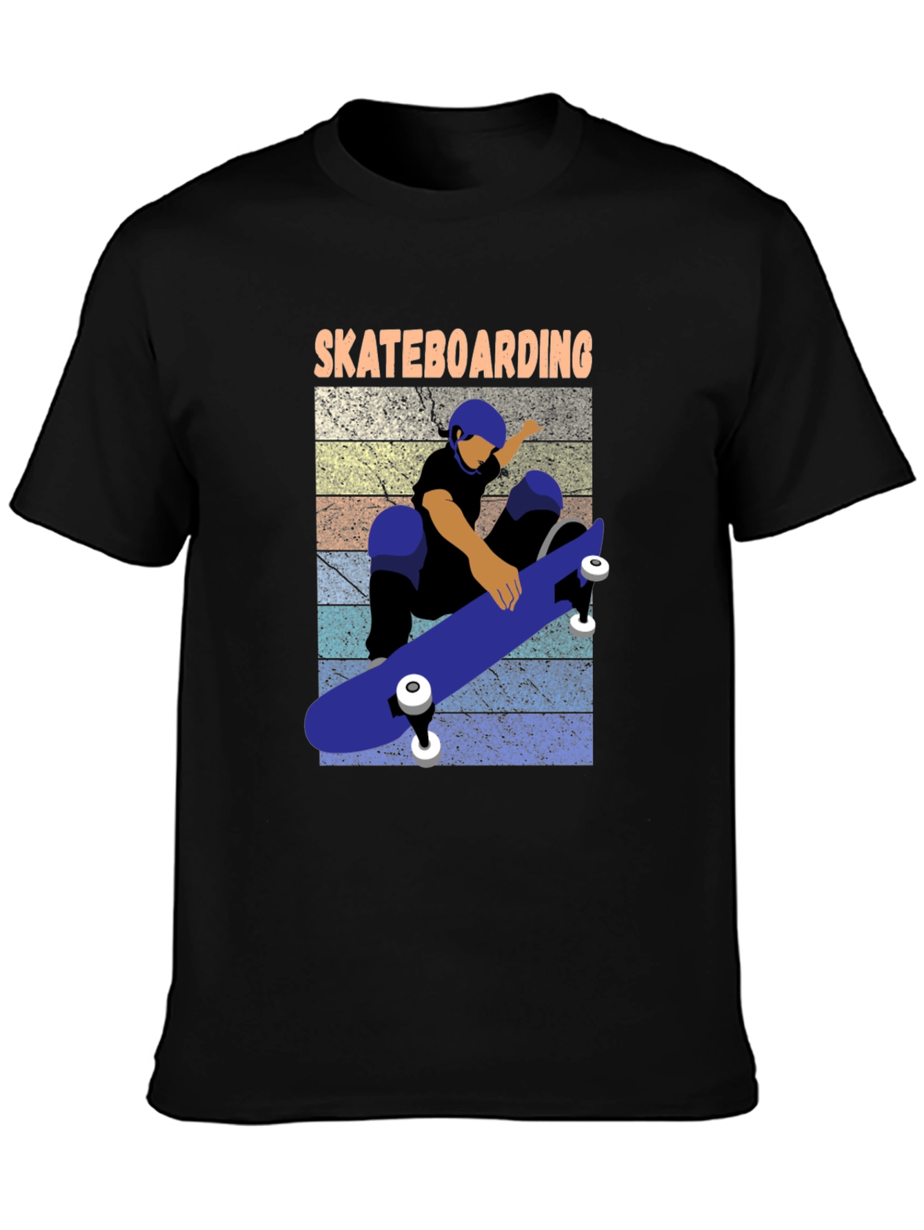 Skateboarding T-Shirt - Retro Skateboard Design