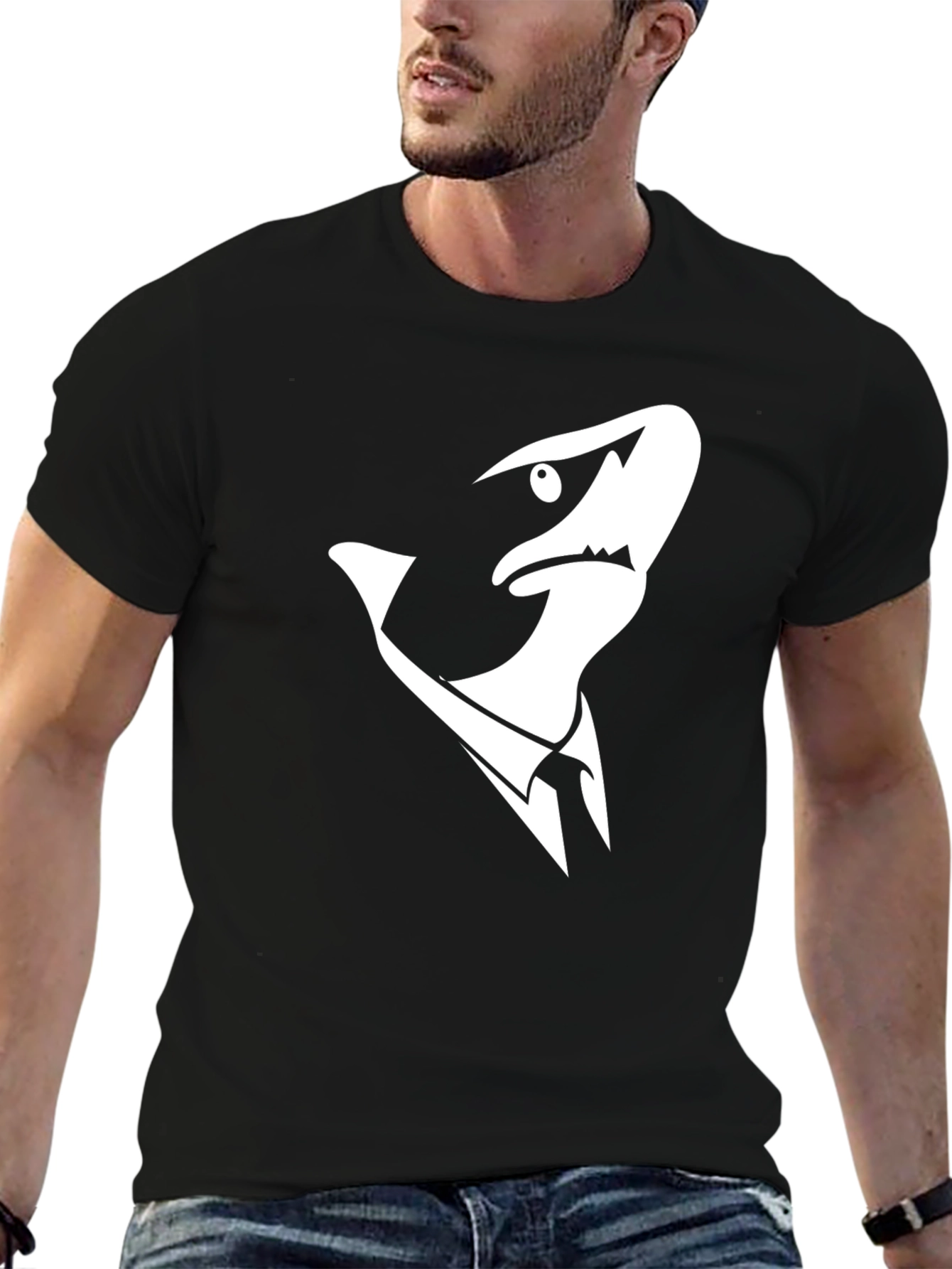 Shark Suit T-Shirt - Cool Graphic Tee