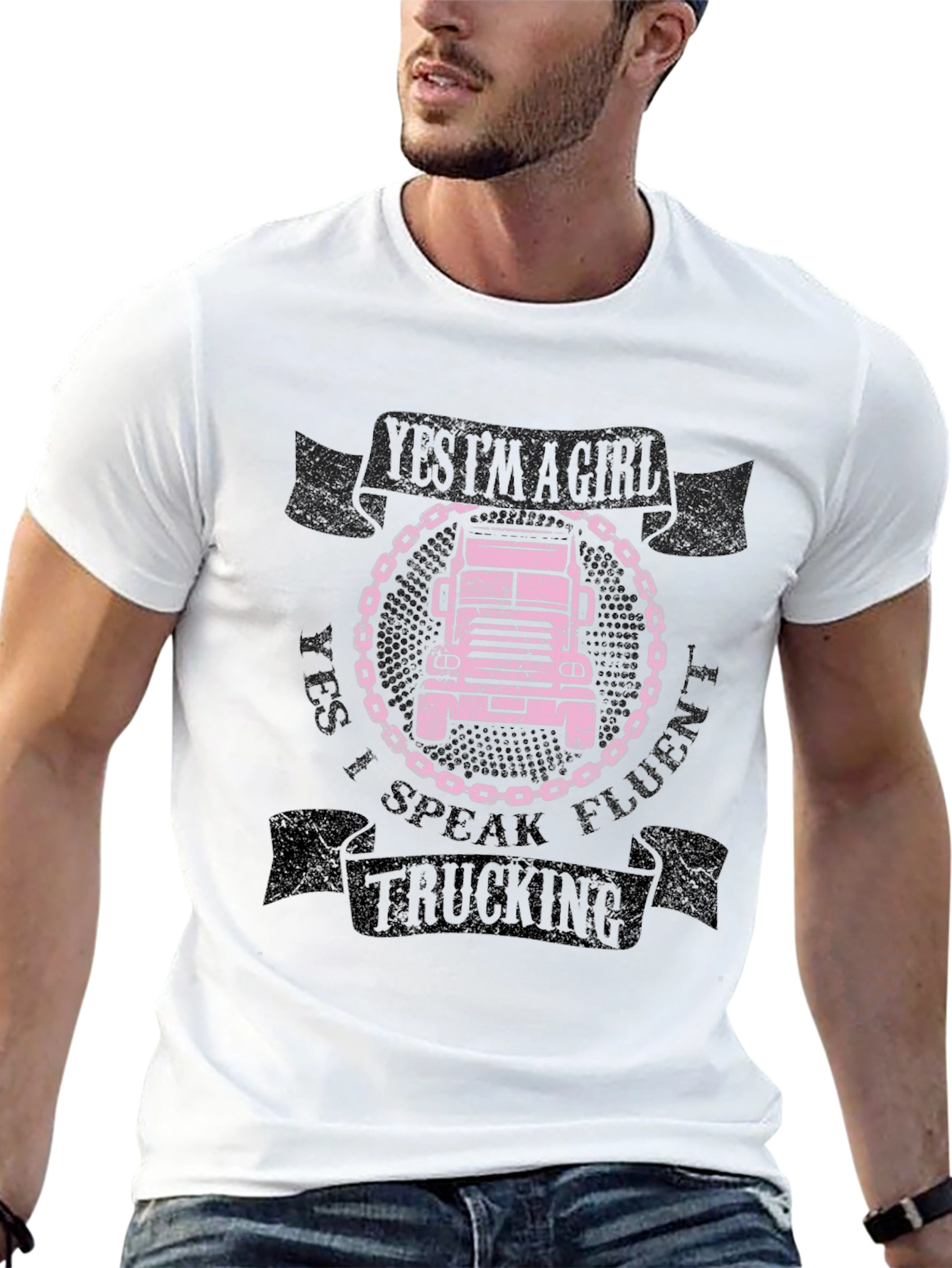 Yes Im A Girl I Speak Fluent Trucking Tee