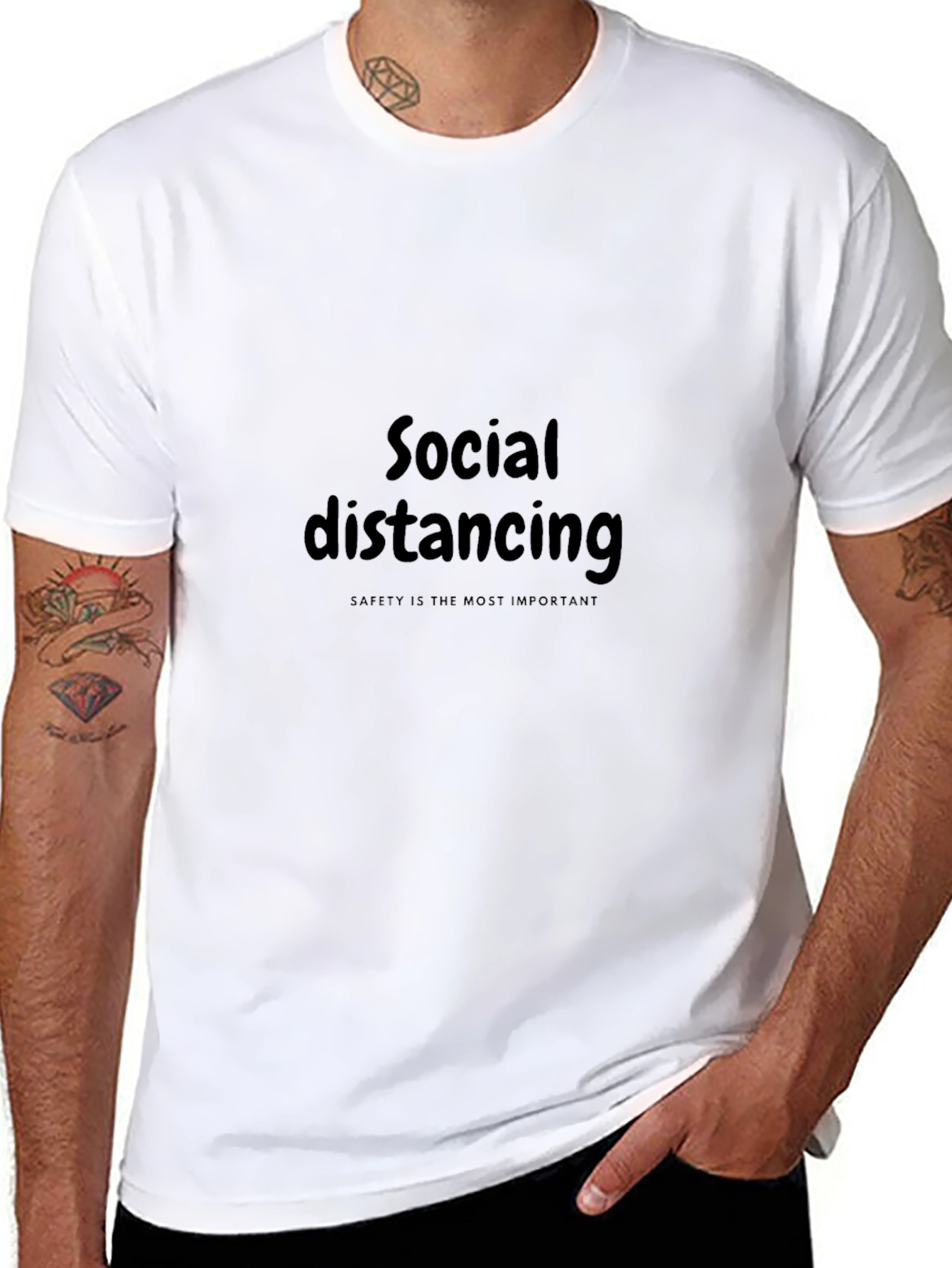 Social Distancing T-Shirt - Stay Safe & Stylish