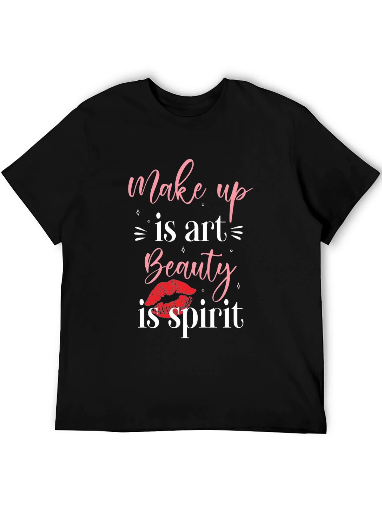 Makeup is Art Beauty is Spirit Graphic Tee