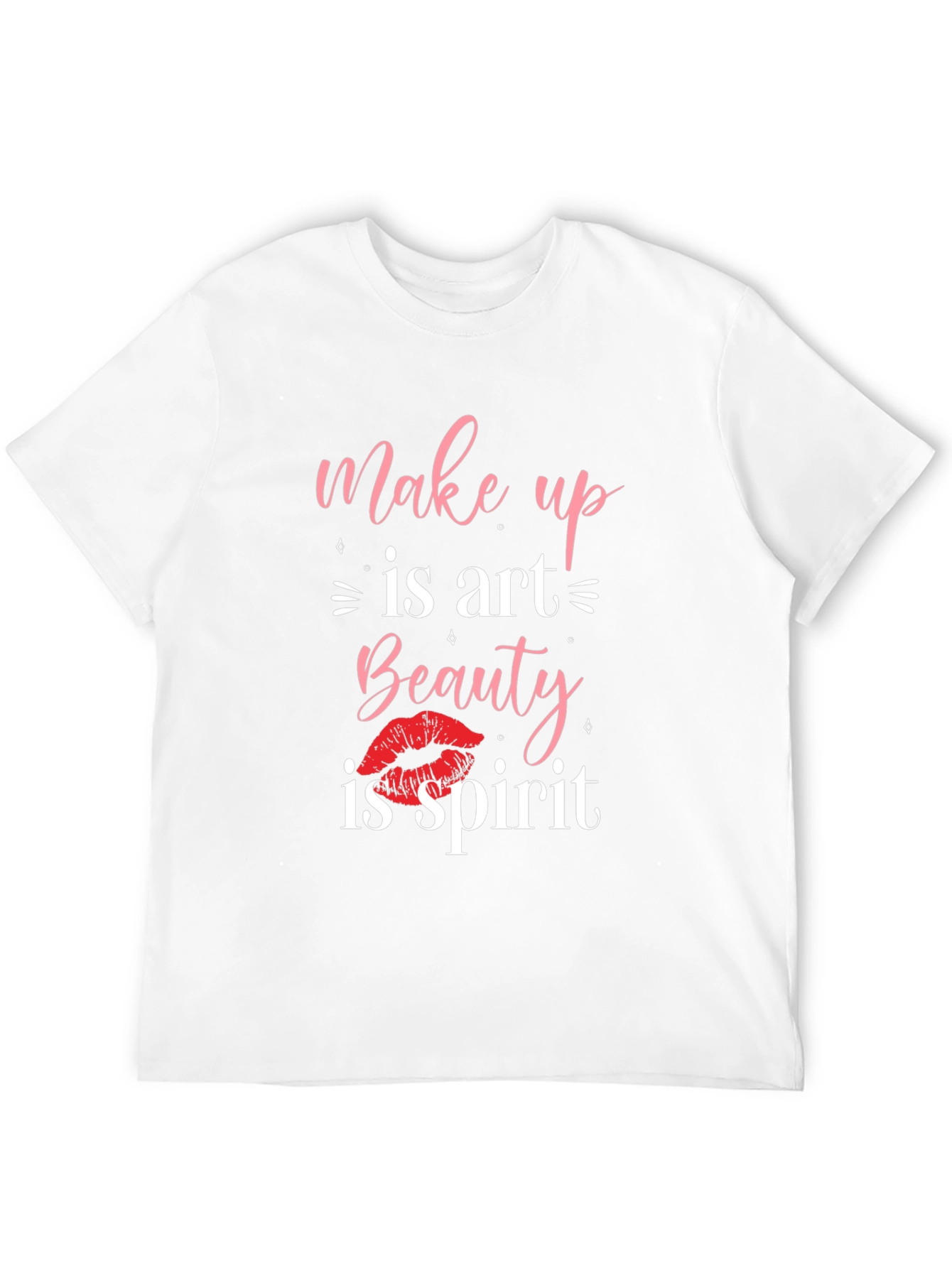 Makeup is Art Beauty is Spirit Graphic Tee