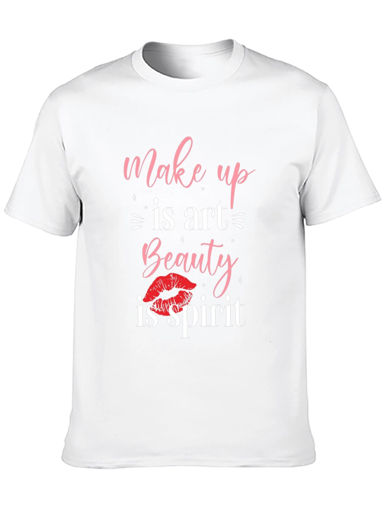 Makeup is Art Beauty is Spirit Graphic Tee