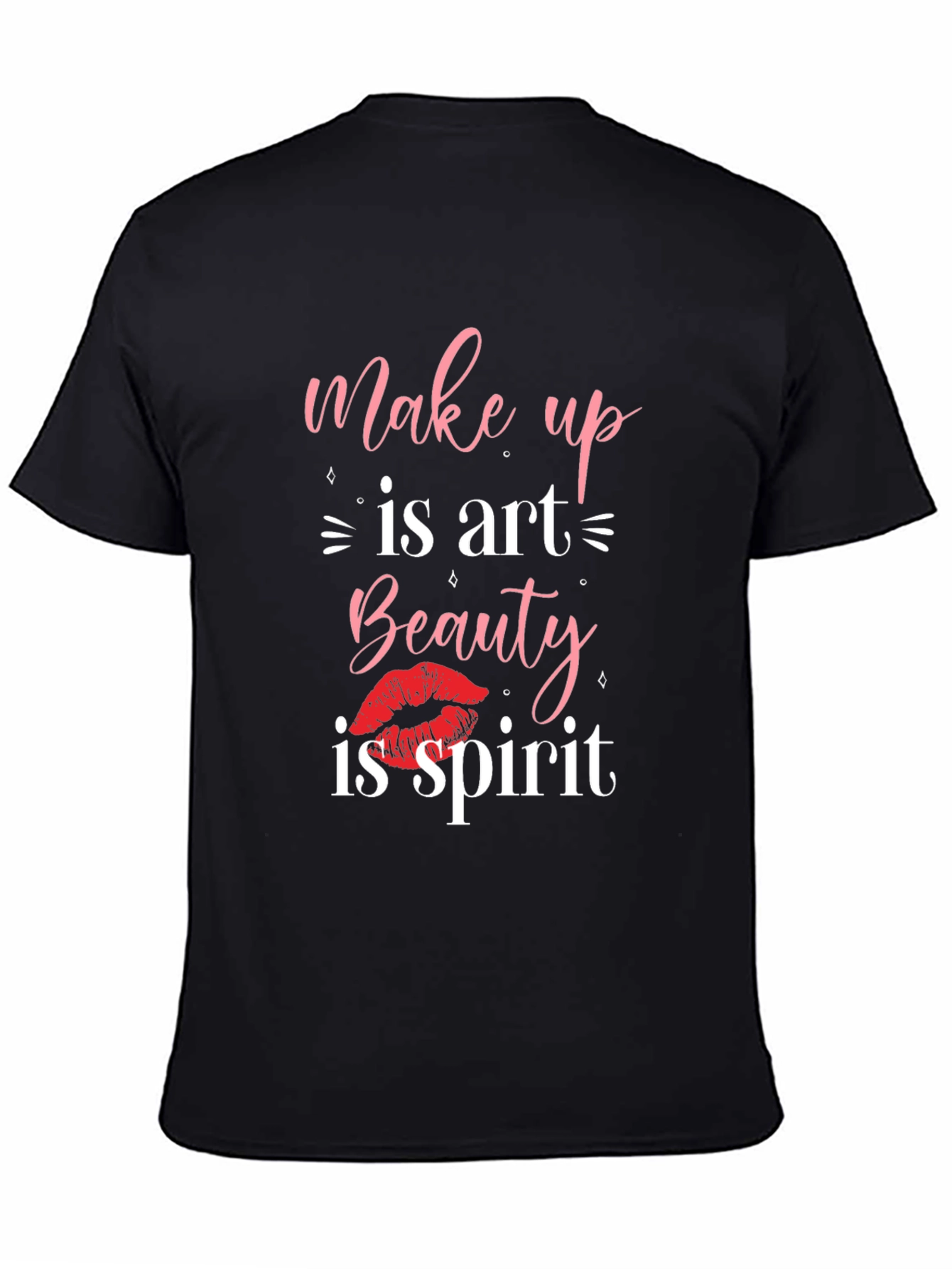 Makeup is Art Beauty is Spirit Graphic Tee