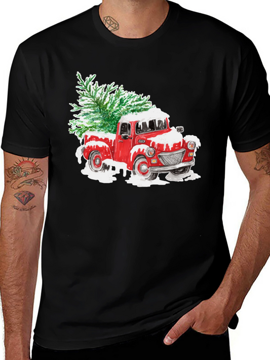 Vintage Truck Christmas T-Shirt