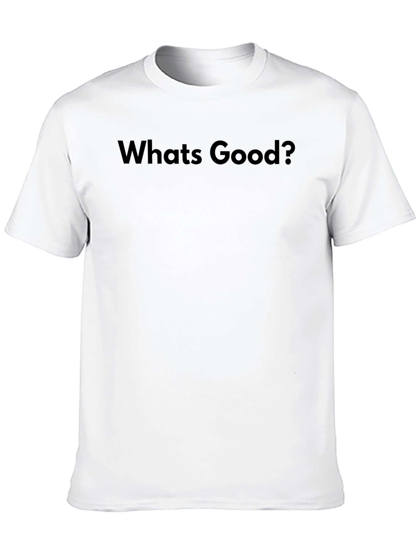 Whats Good? Graphic Tee - Black Casual T-Shirt