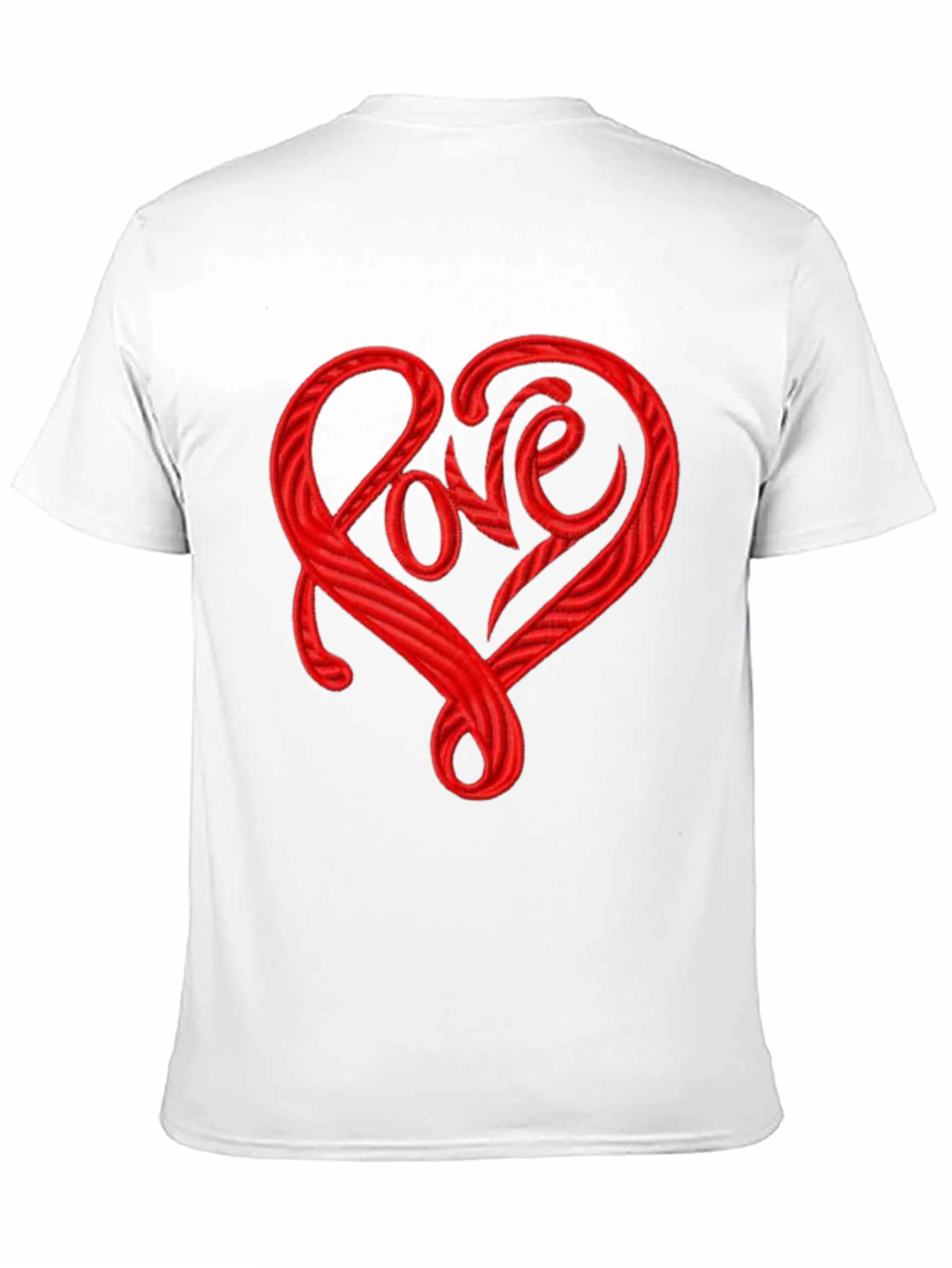 Love Heart Graphic Tee - Stylish Crew Neck T-Shirt