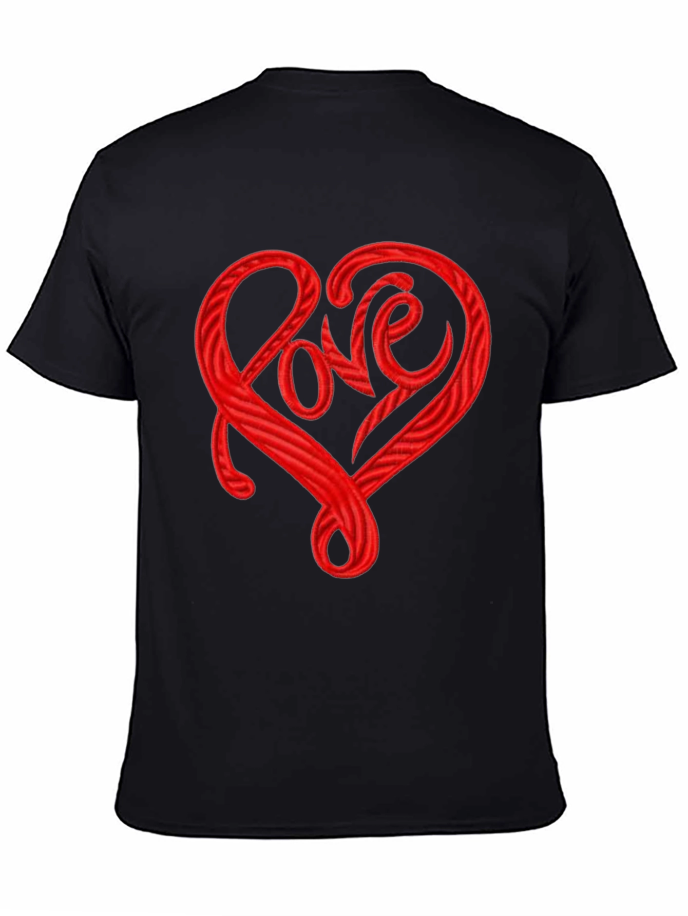 Love Heart Graphic Tee - Stylish Crew Neck T-Shirt