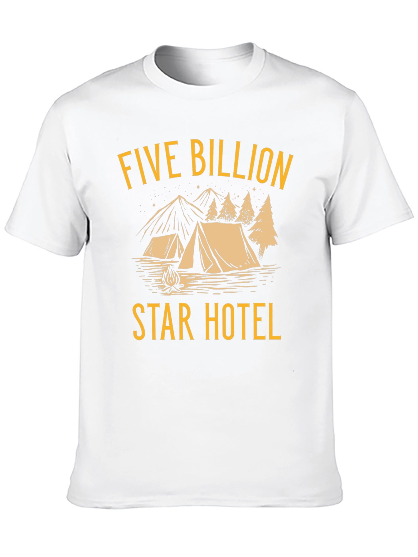 Five Billion Star Hotel Graphic Tee - Camping T-Shirt
