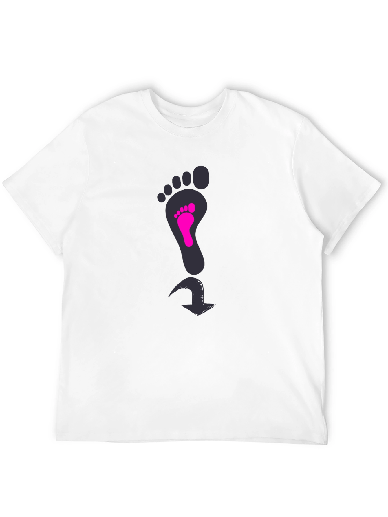 Footprint T-Shirt: Pregnancy Announcement Tee