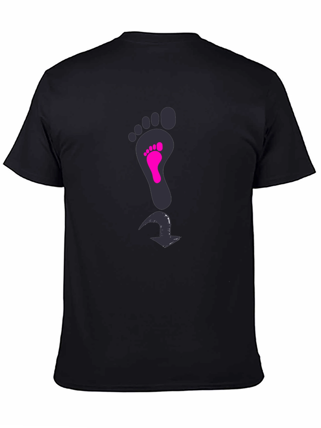 Footprint T-Shirt: Pregnancy Announcement Tee