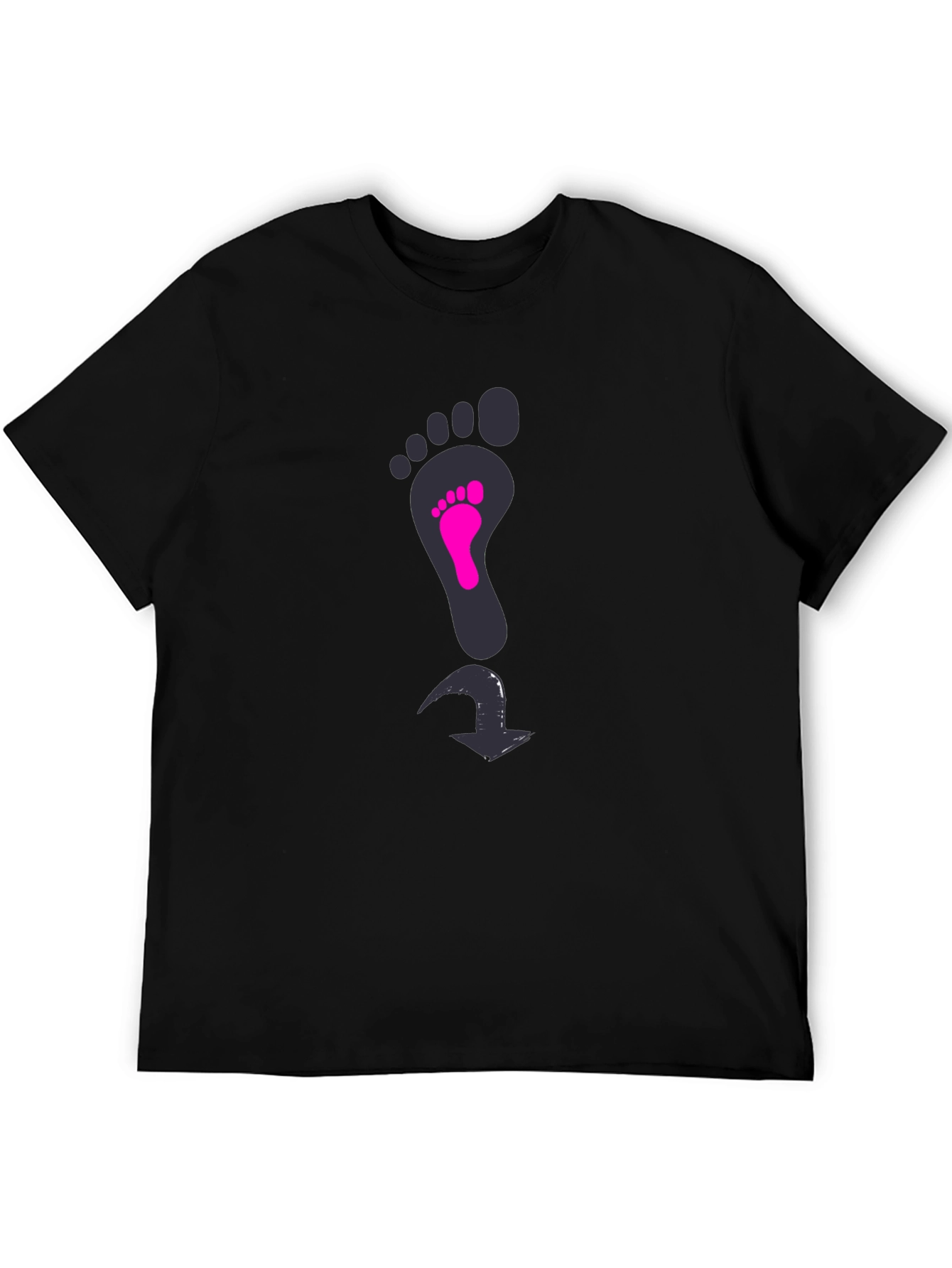 Footprint T-Shirt: Pregnancy Announcement Tee