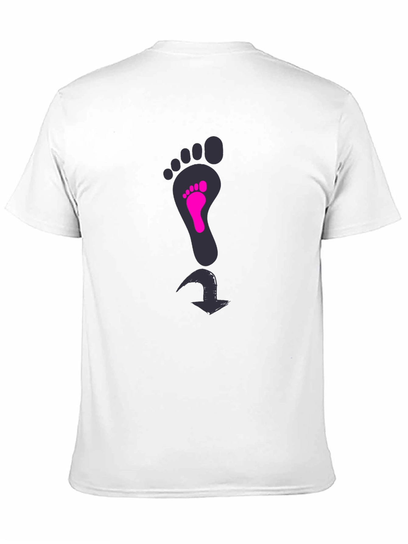 Footprint T-Shirt: Pregnancy Announcement Tee
