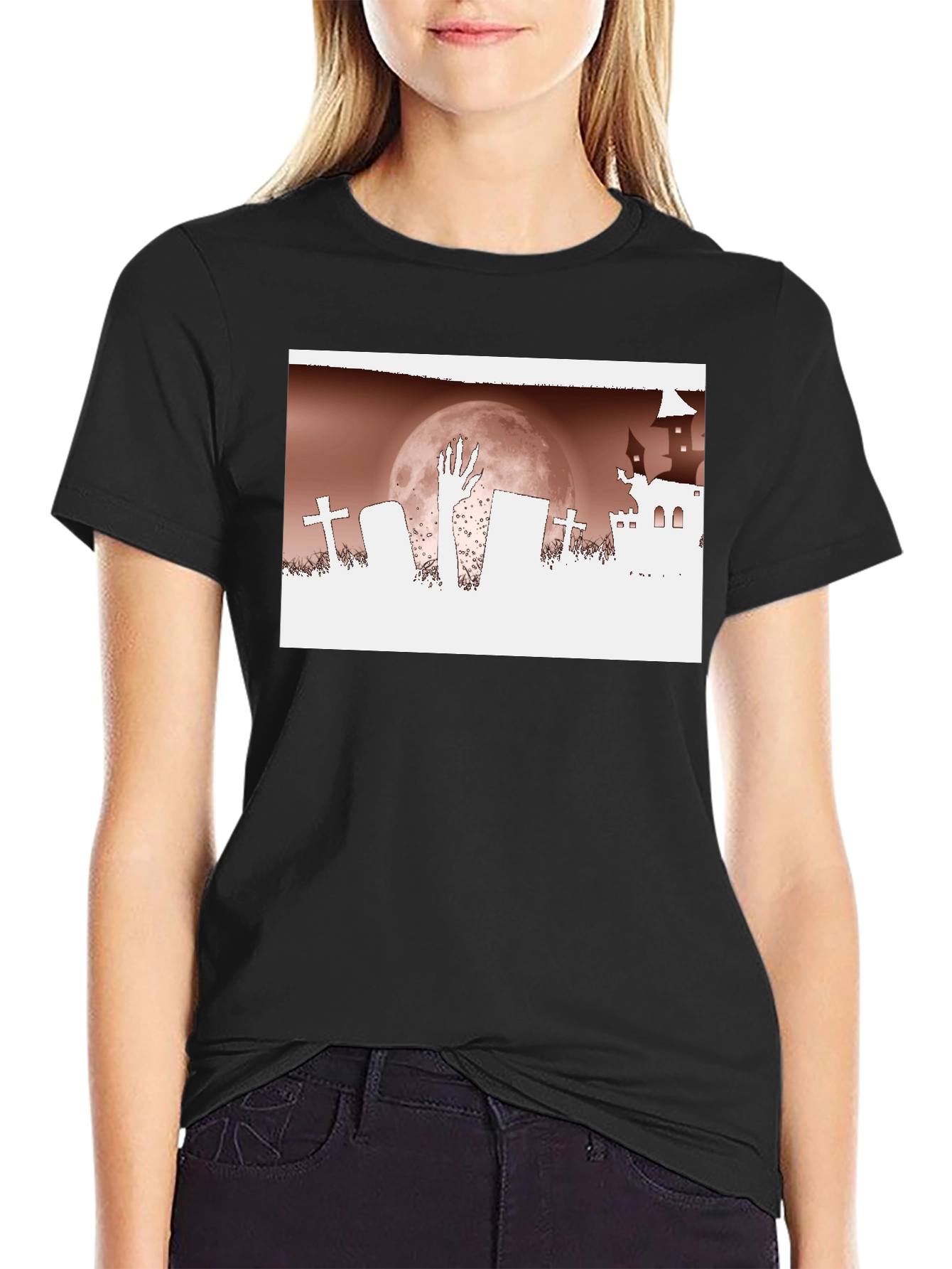 Halloween Graveyard T-Shirt