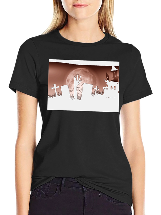 Halloween Graveyard T-Shirt