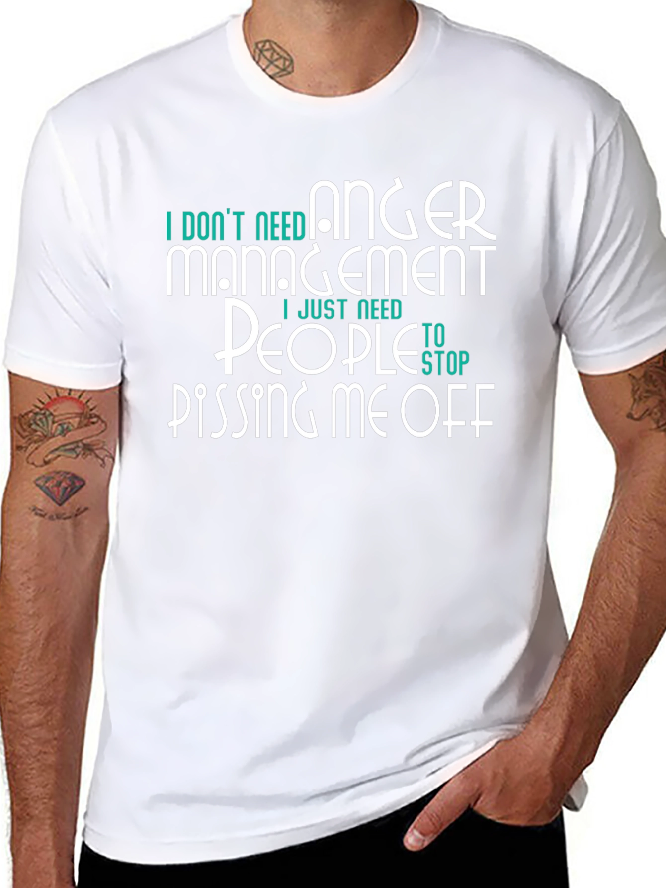 Funny Graphic Tee - I Dont Need Anger Management