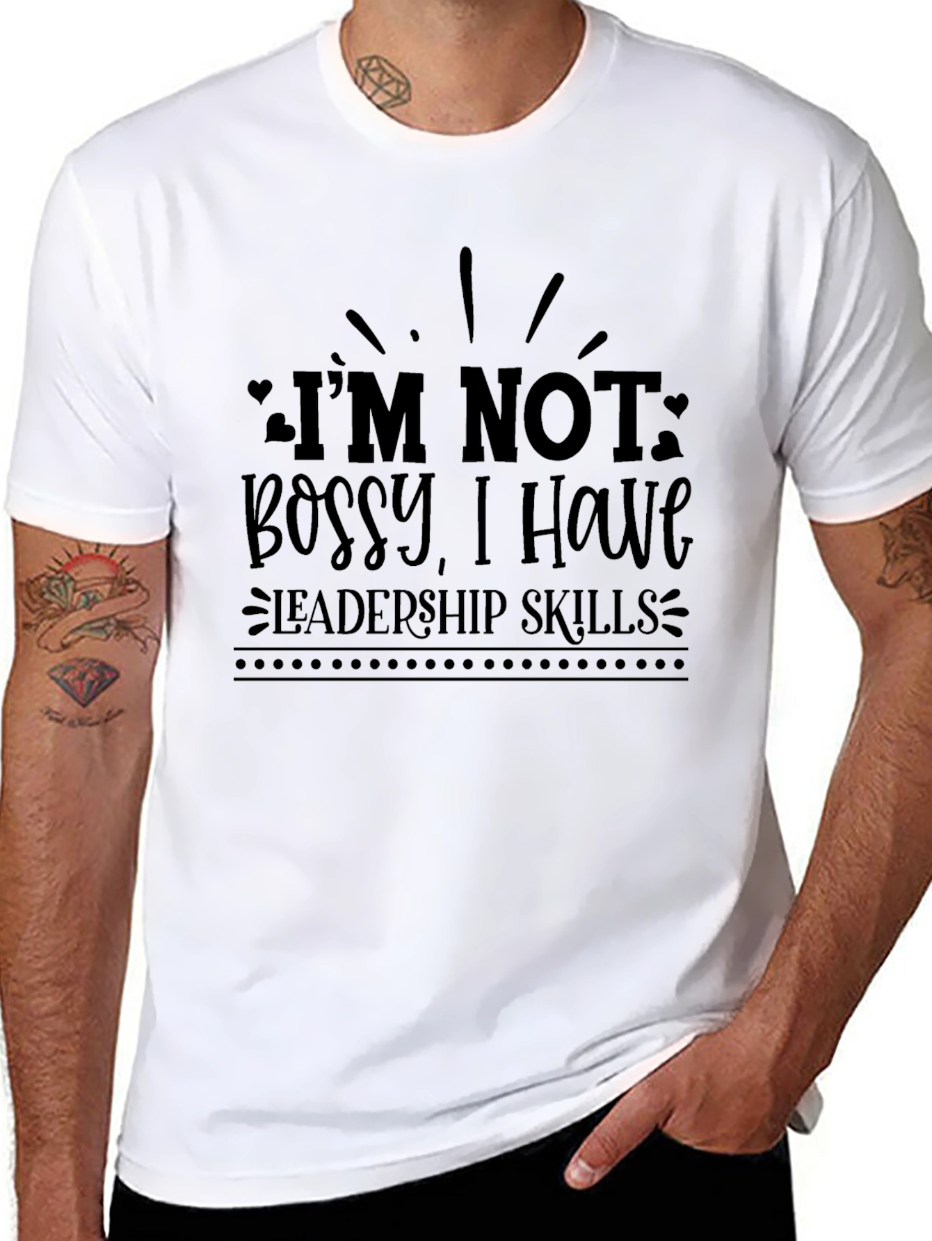 Leadership Skills Graphic Tee - Black