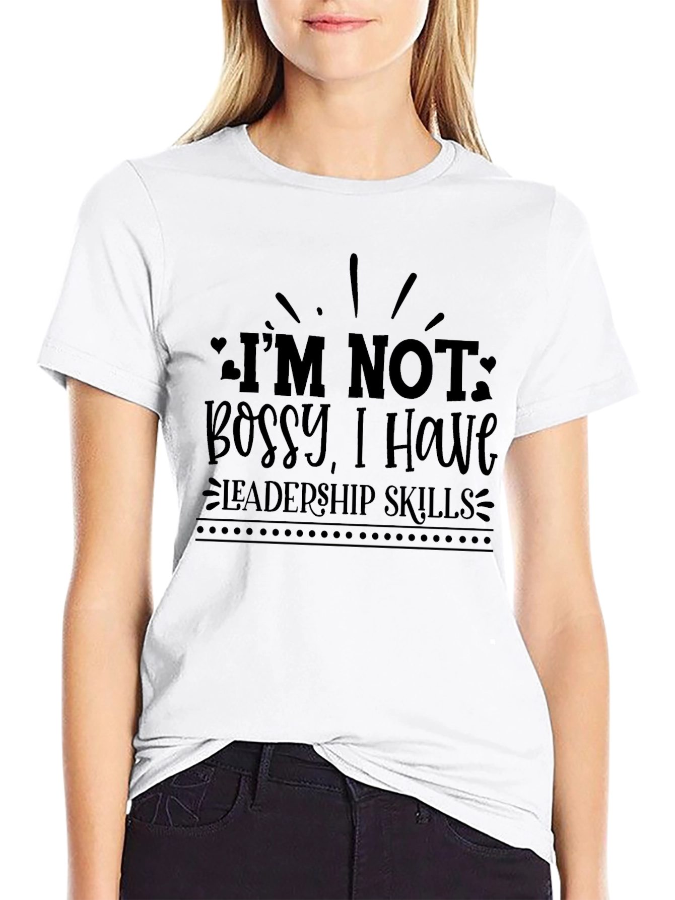 Leadership Skills Graphic Tee - Black