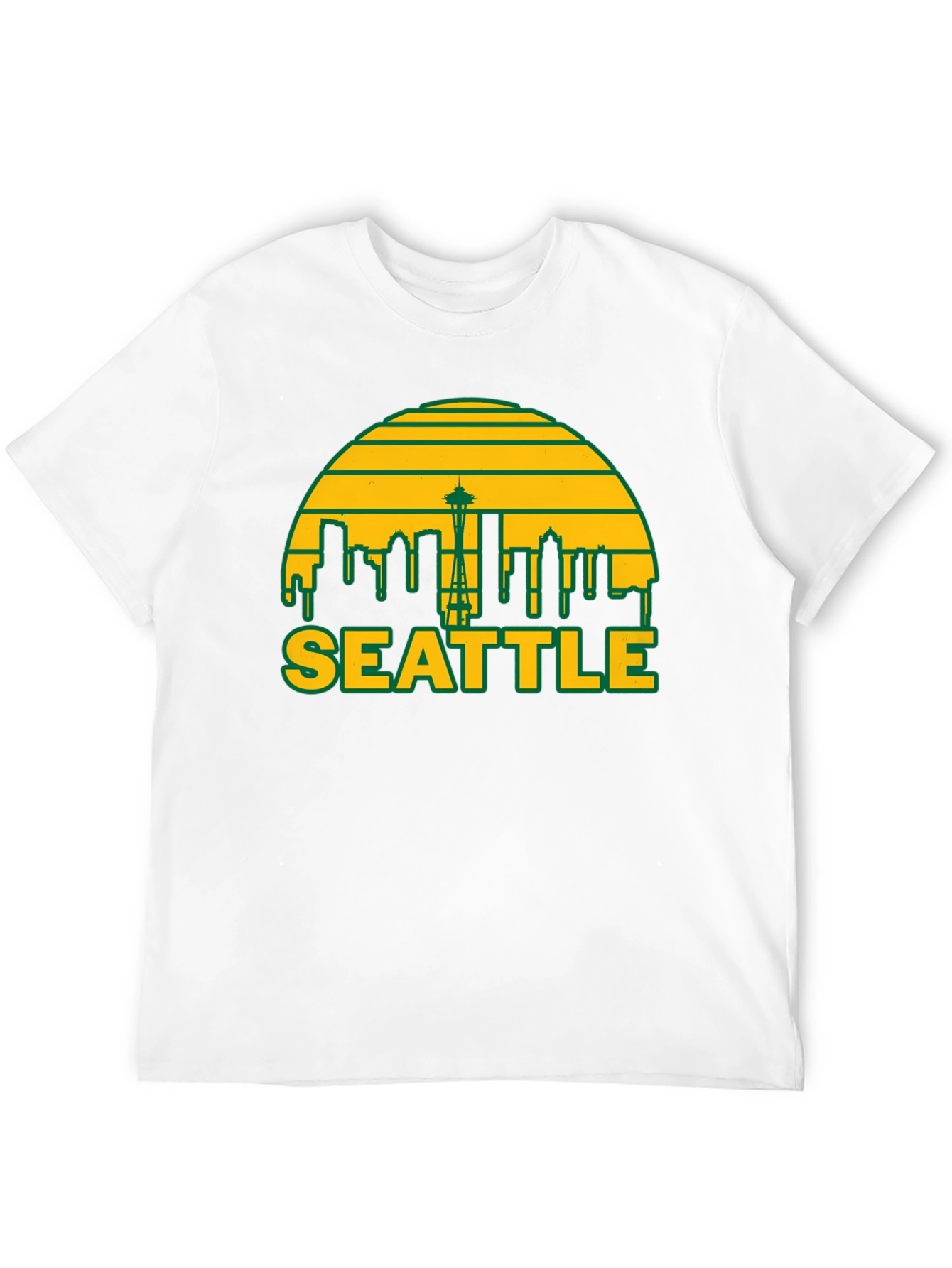 Seattle Skyline Graphic T-Shirt