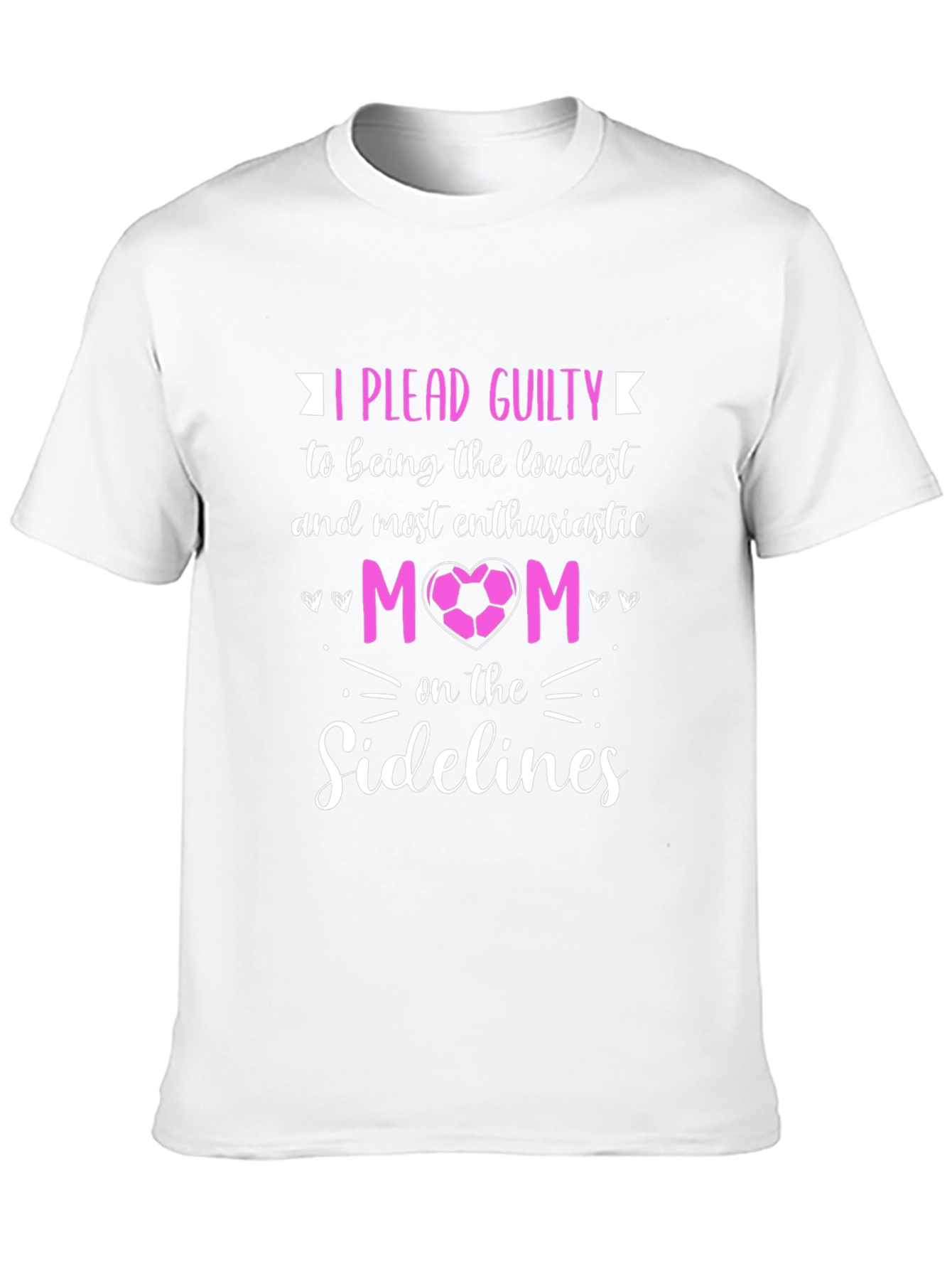 Loudest Enthusiastic Mom Soccer T-Shirt