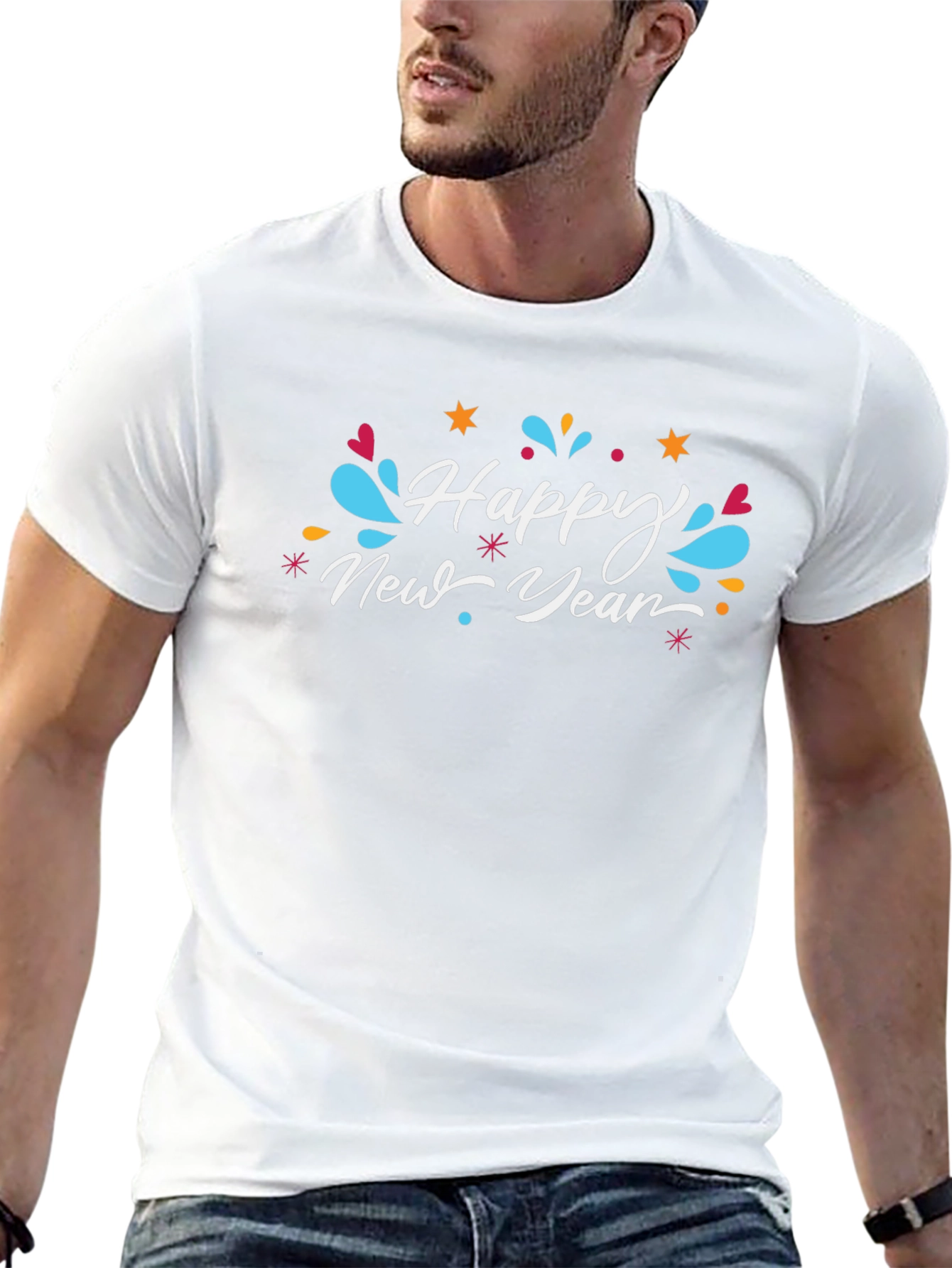 Happy New Year Graphic T-Shirt