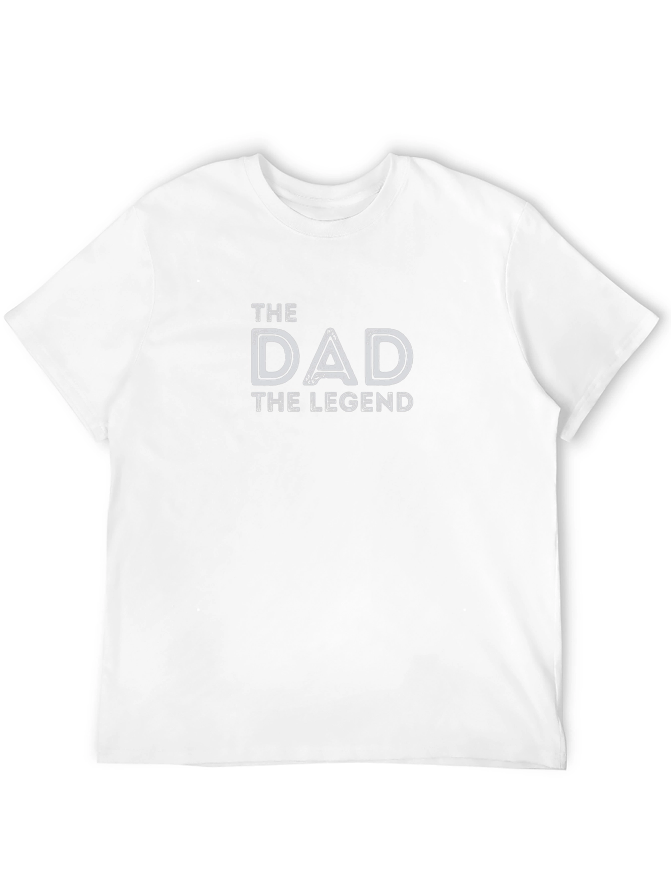 The Dad The Legend Black Graphic T-Shirt