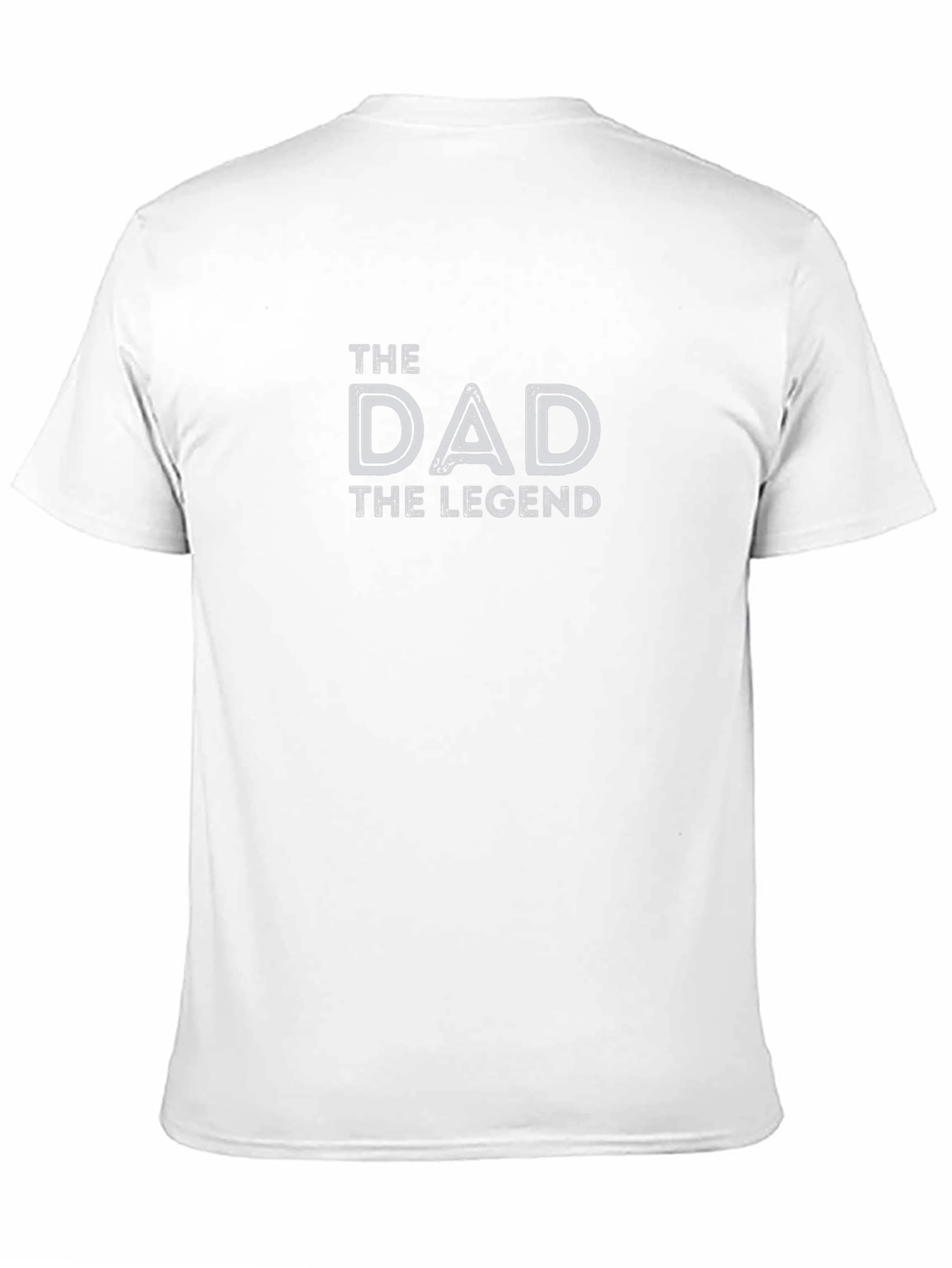 The Dad The Legend Black Graphic T-Shirt