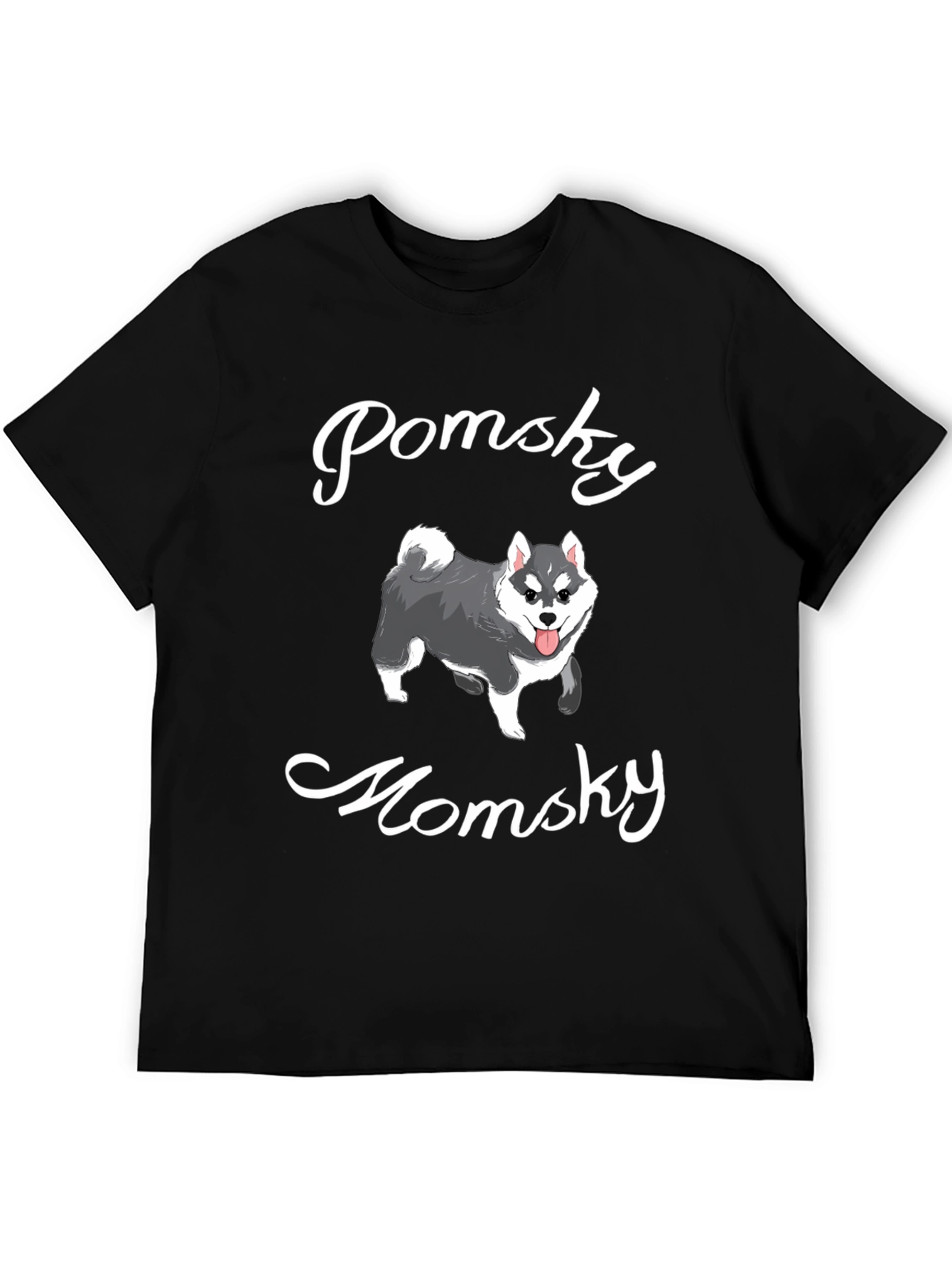 Pomsky Momsky T-Shirt - Dog Lover Tee