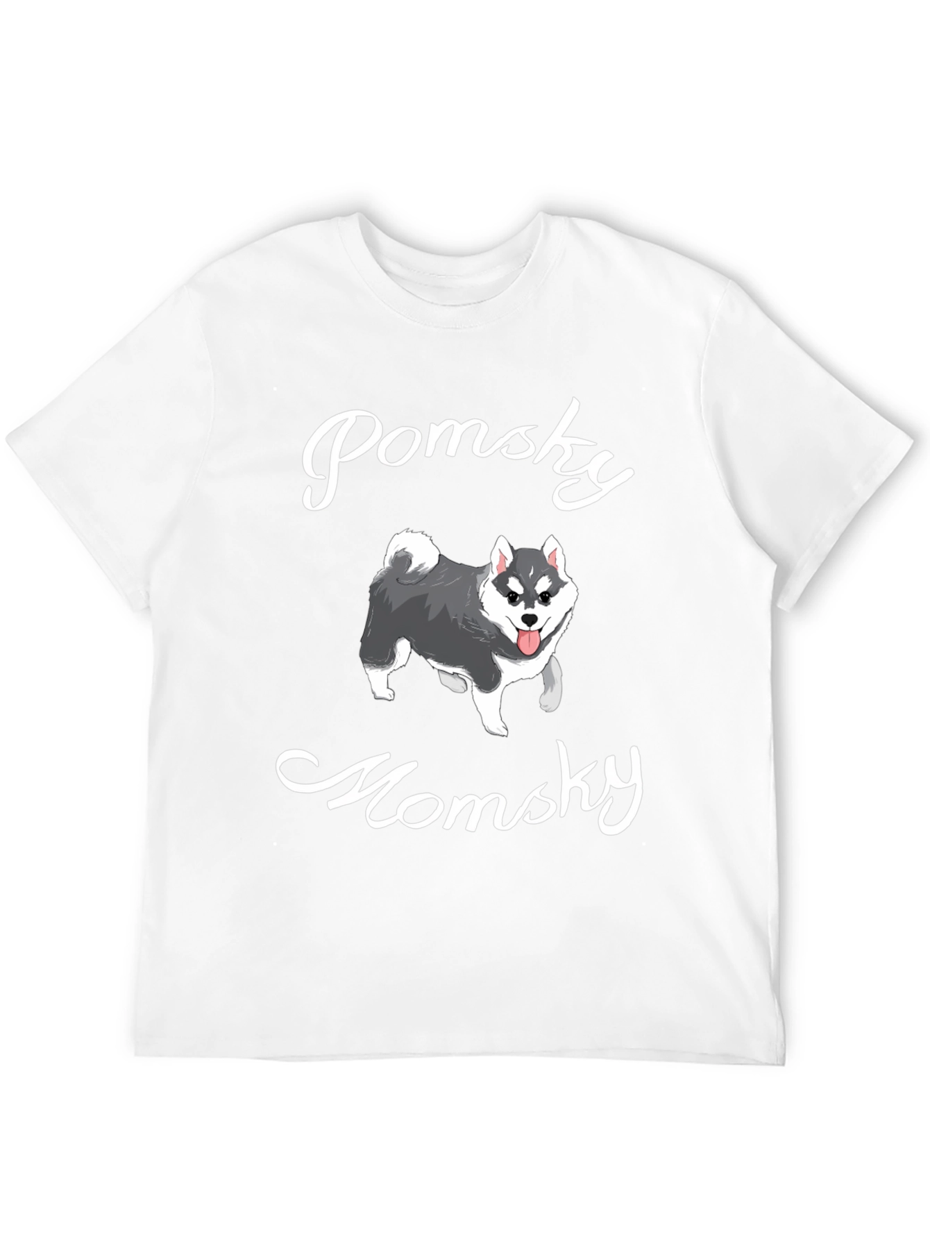 Pomsky Momsky T-Shirt - Dog Lover Tee