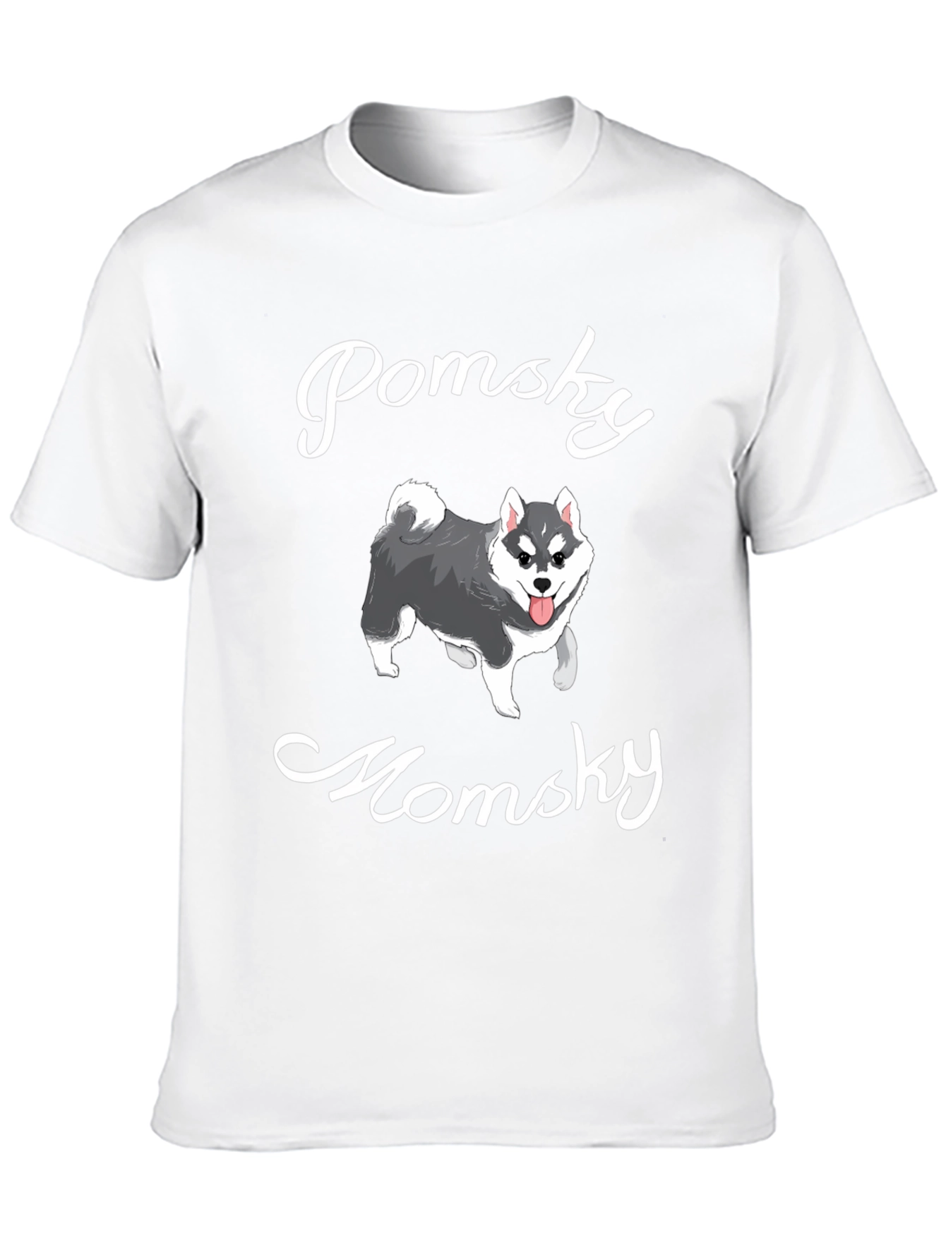 Pomsky Momsky T-Shirt - Dog Lover Tee
