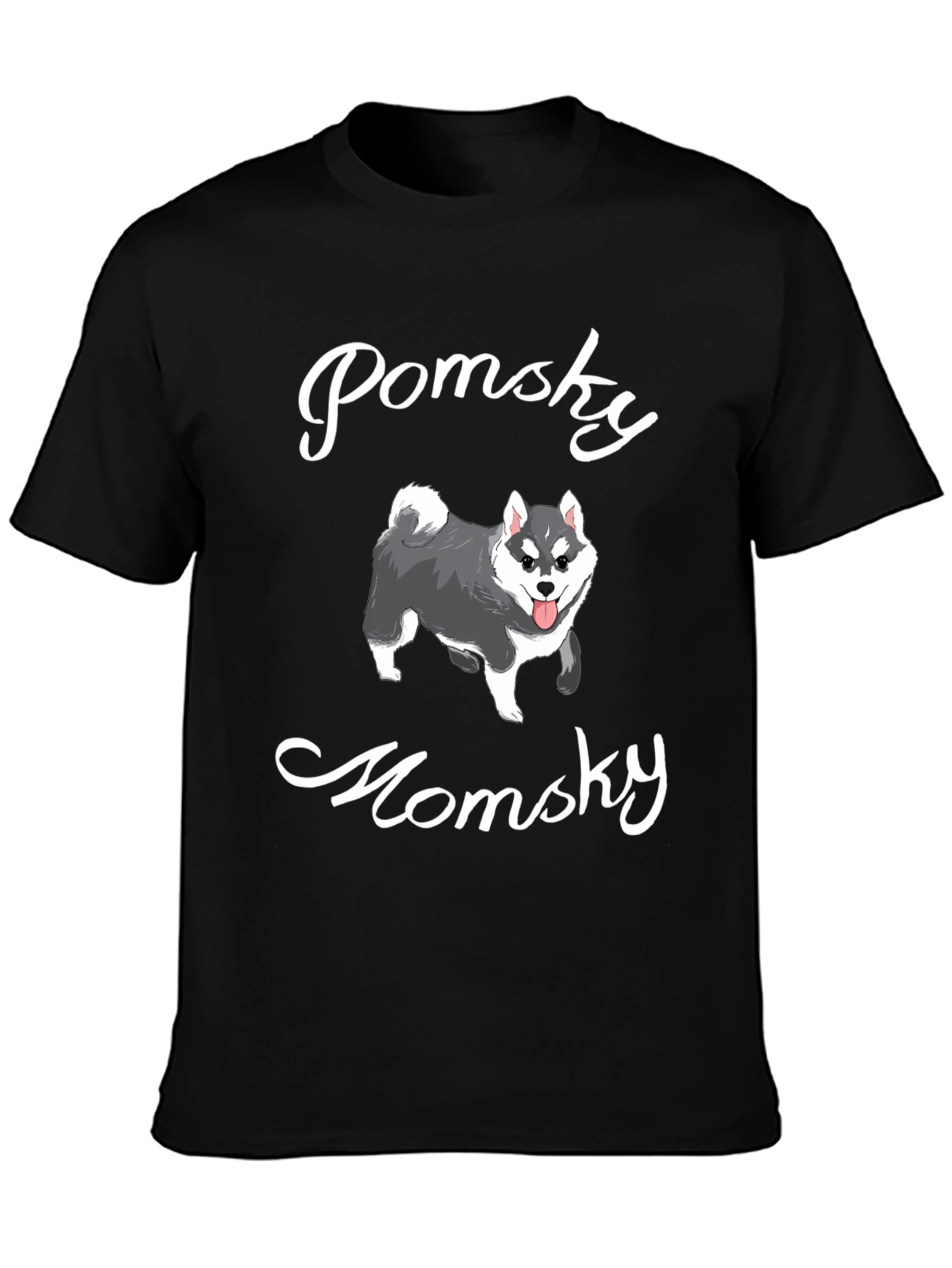 Pomsky Momsky T-Shirt - Dog Lover Tee