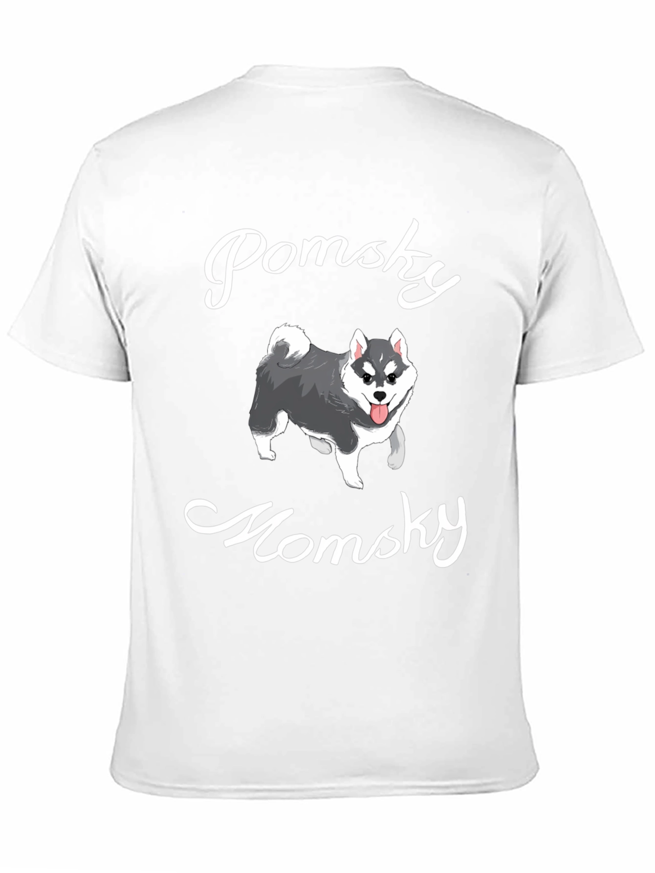 Pomsky Momsky T-Shirt - Dog Lover Tee