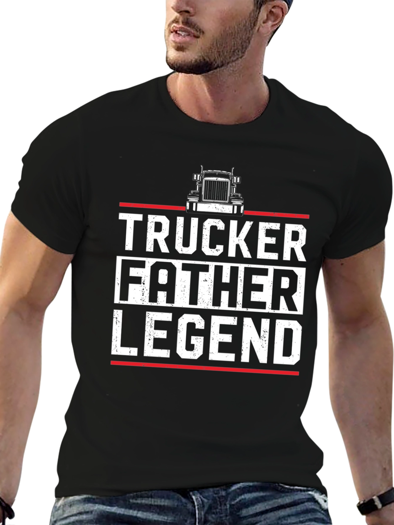 Trucker Father Legend Graphic Tee