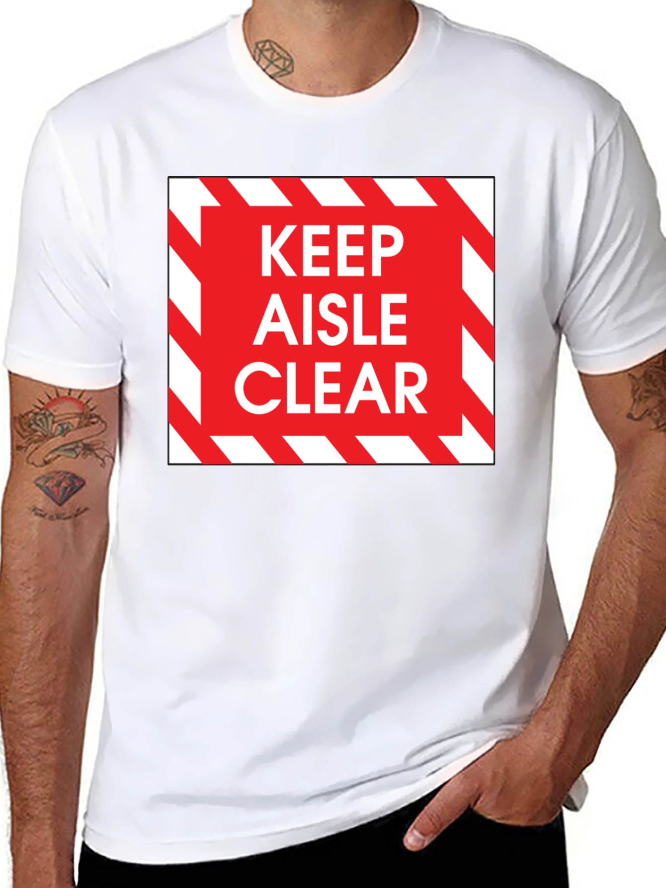Keep Aisle Clear T-Shirt - Safety Design Tee