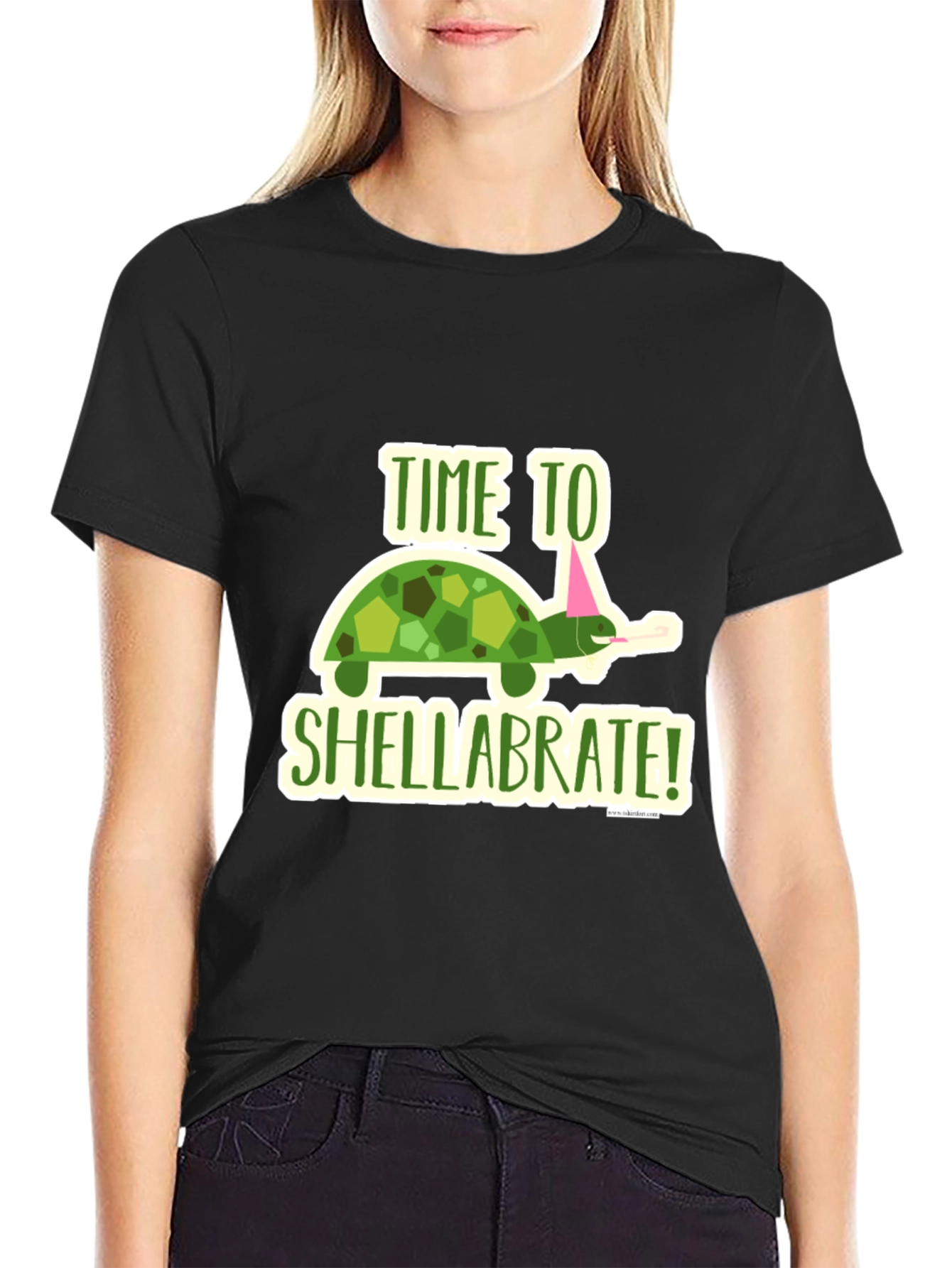 Time to Shellabrate! Turtle Graphic T-Shirt