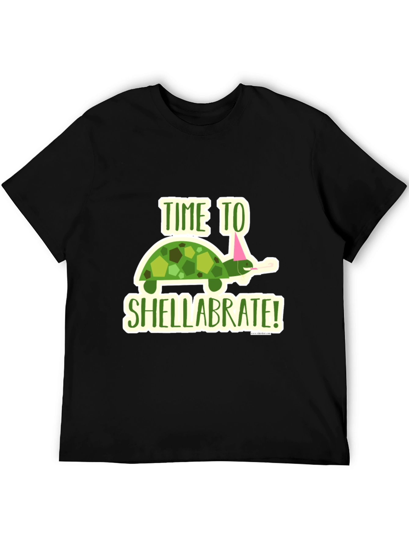 Time to Shellabrate! Turtle Graphic T-Shirt