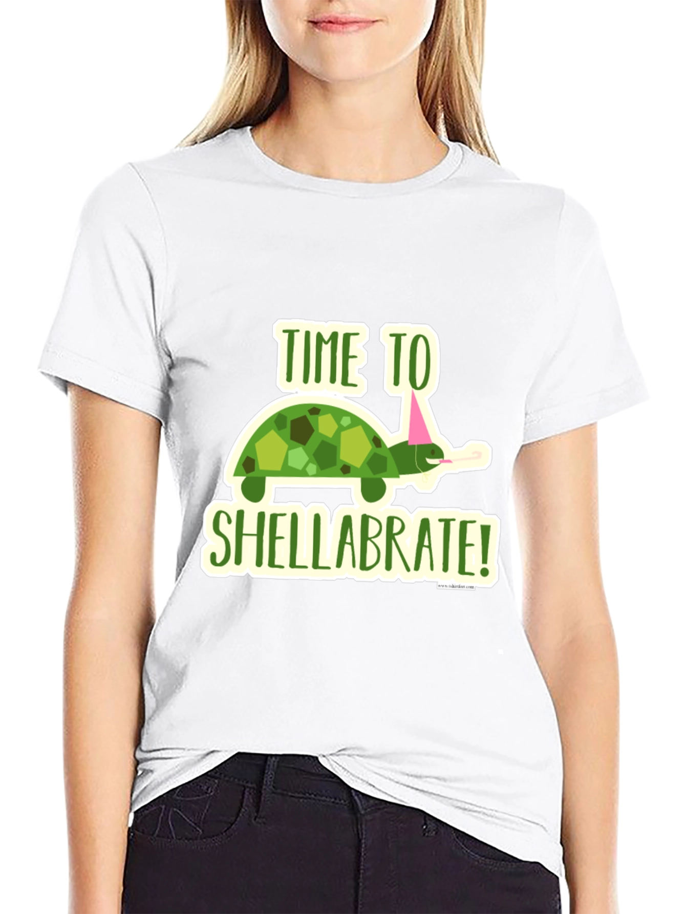 Time to Shellabrate! Turtle Graphic T-Shirt