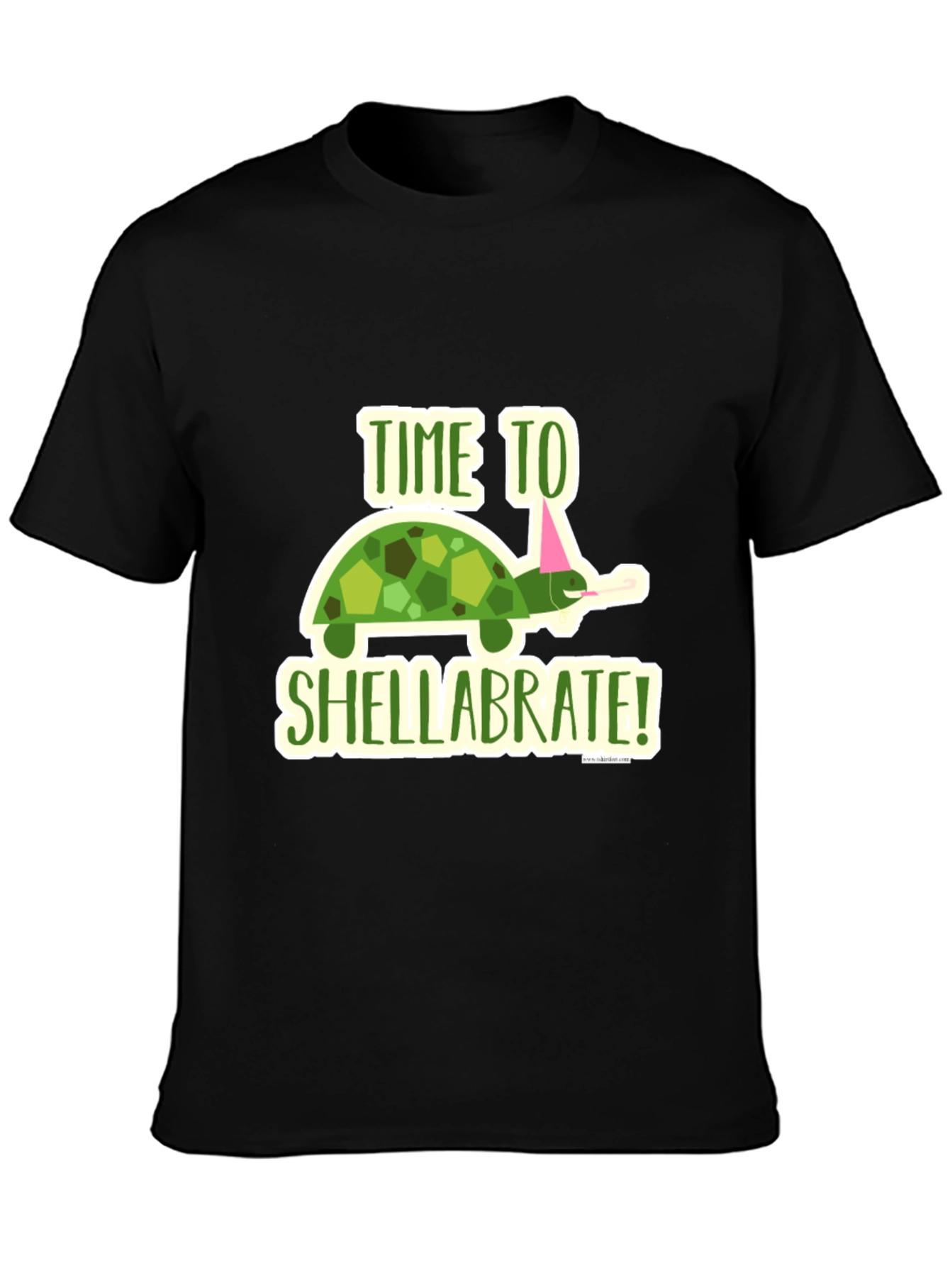 Time to Shellabrate! Turtle Graphic T-Shirt