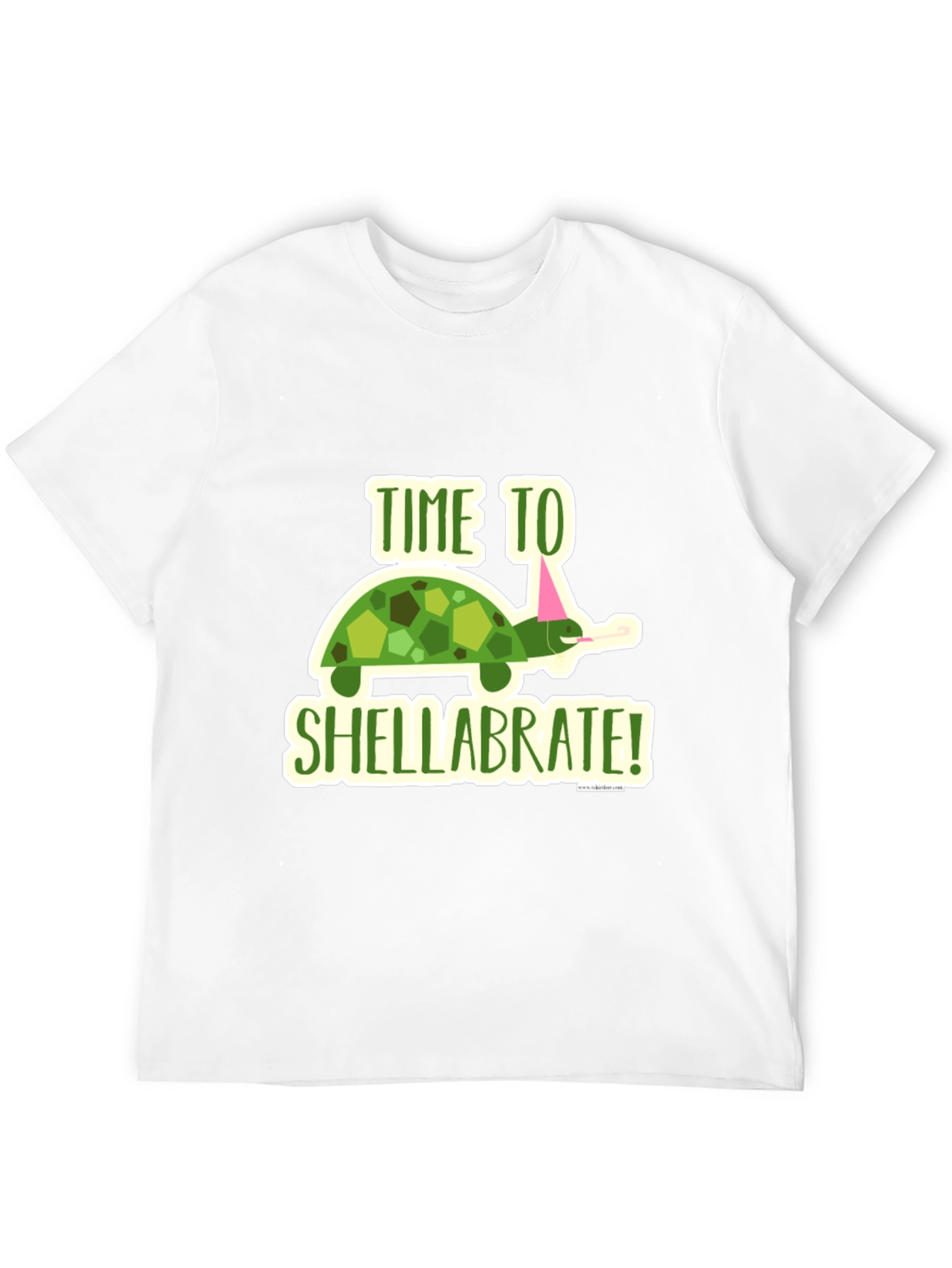 Time to Shellabrate! Turtle Graphic T-Shirt