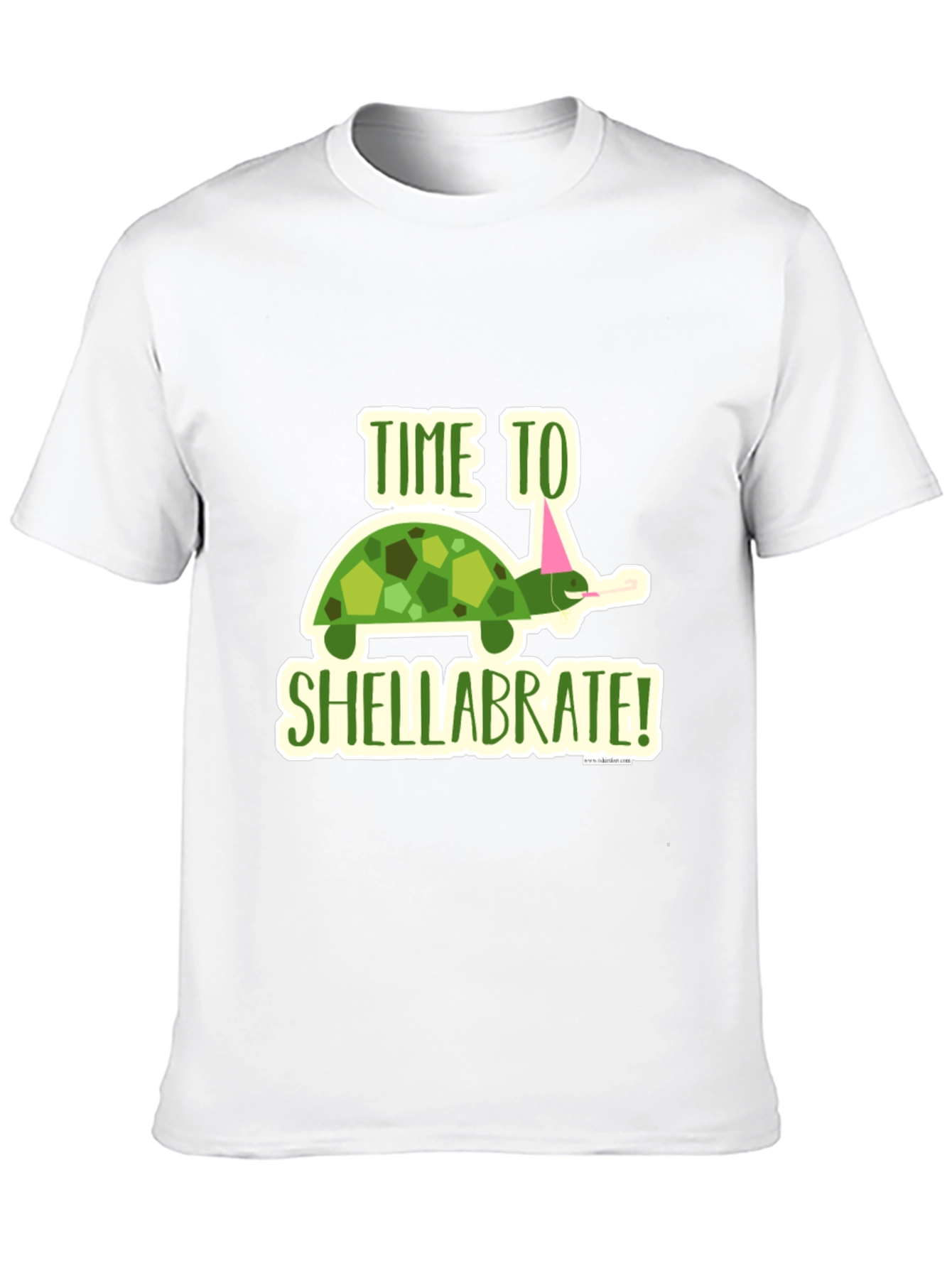 Time to Shellabrate! Turtle Graphic T-Shirt