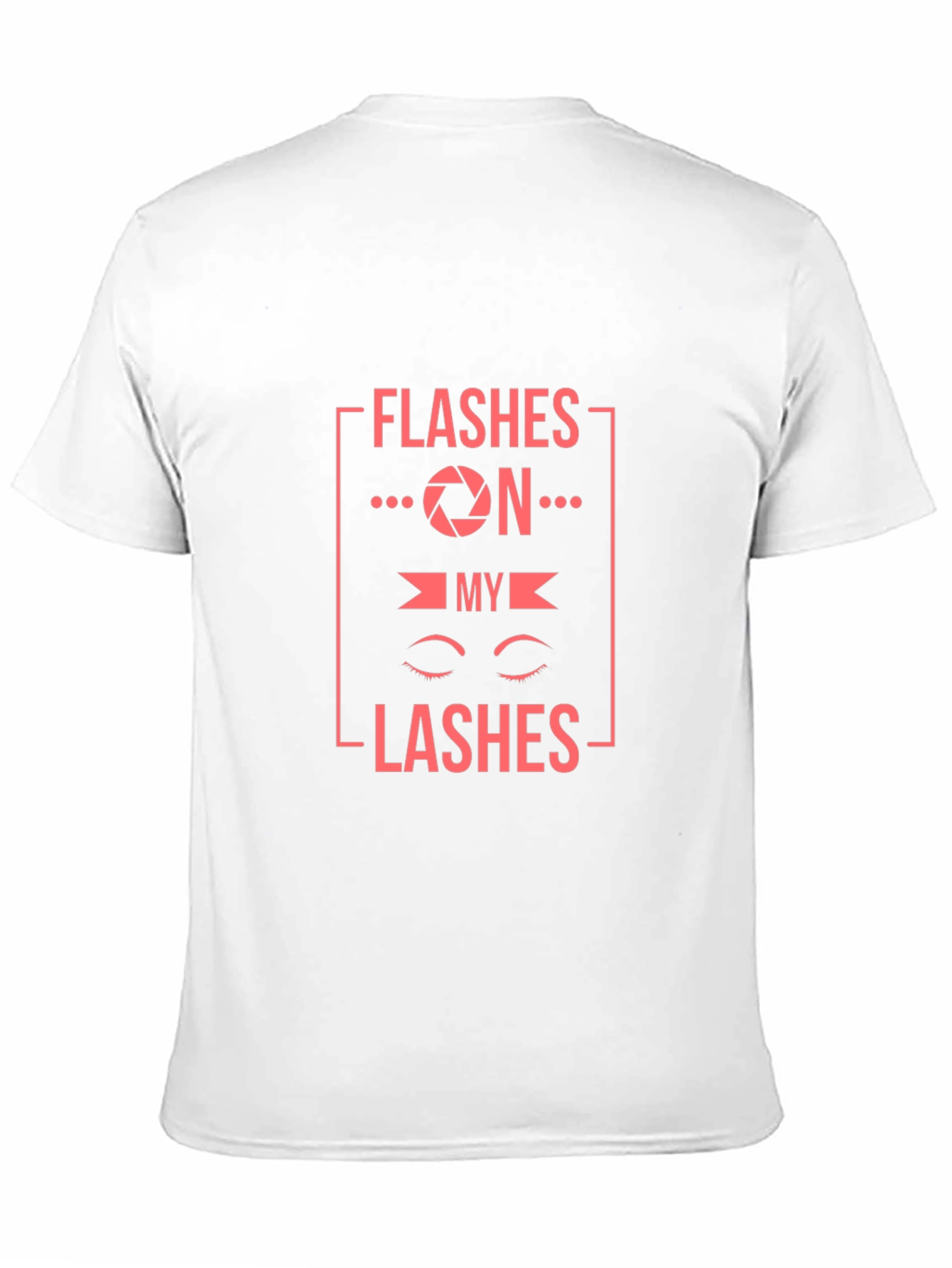 Flashes On My Lashes Graphic Tee - Black